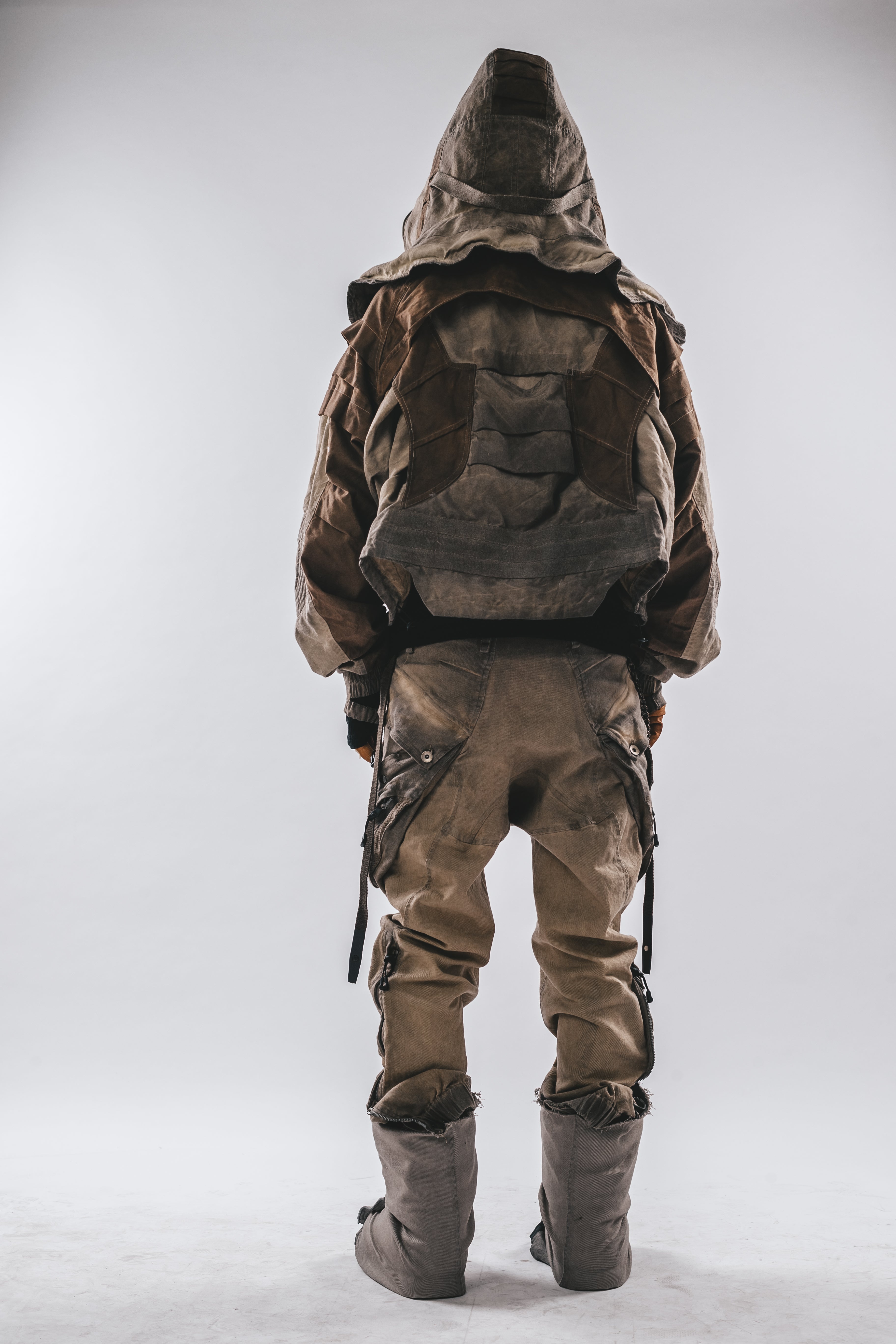 Giacca a pipistrello oversize con cappuccio