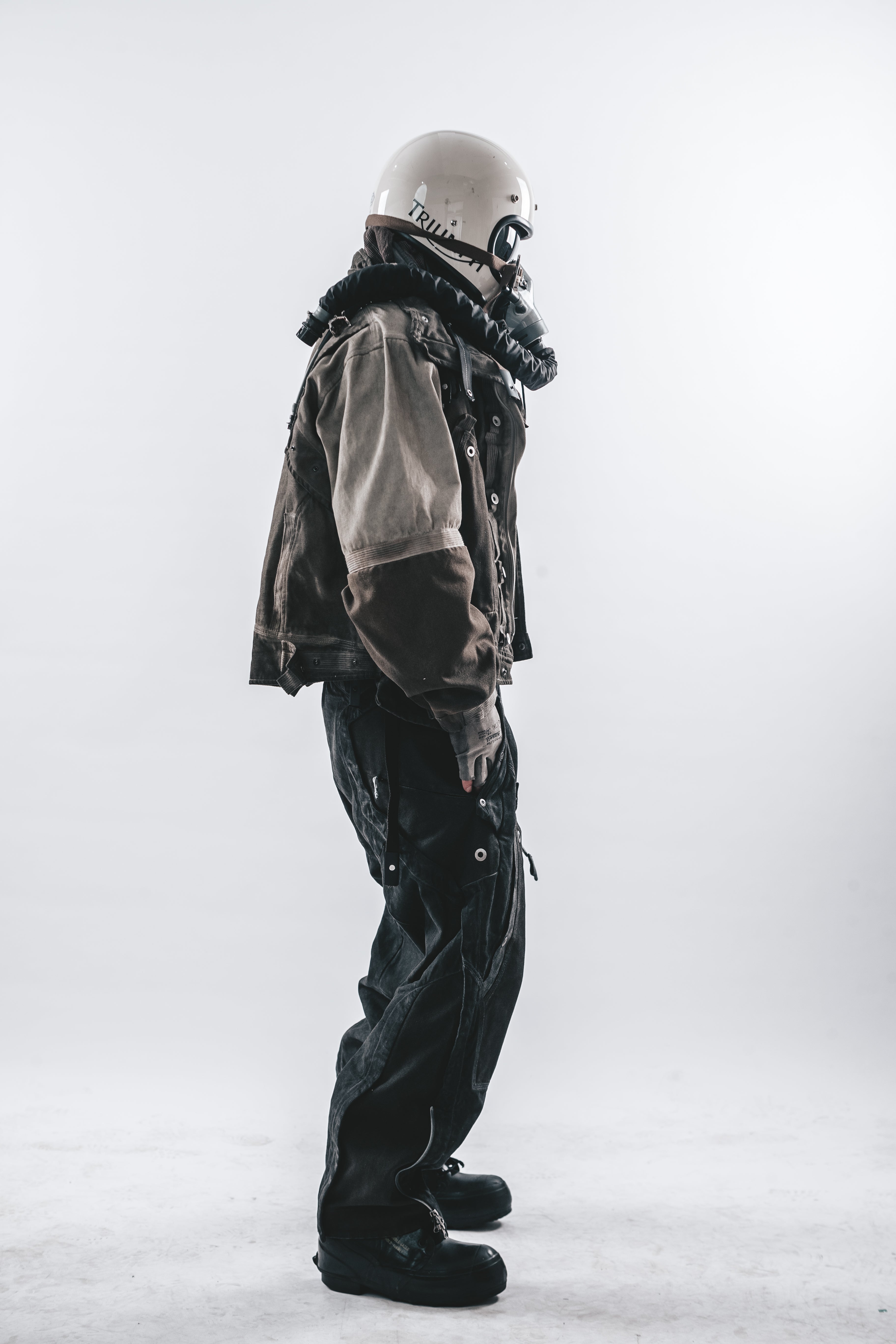 PANTALONI ORION CON BORDO CONSUMATO DRKLEI