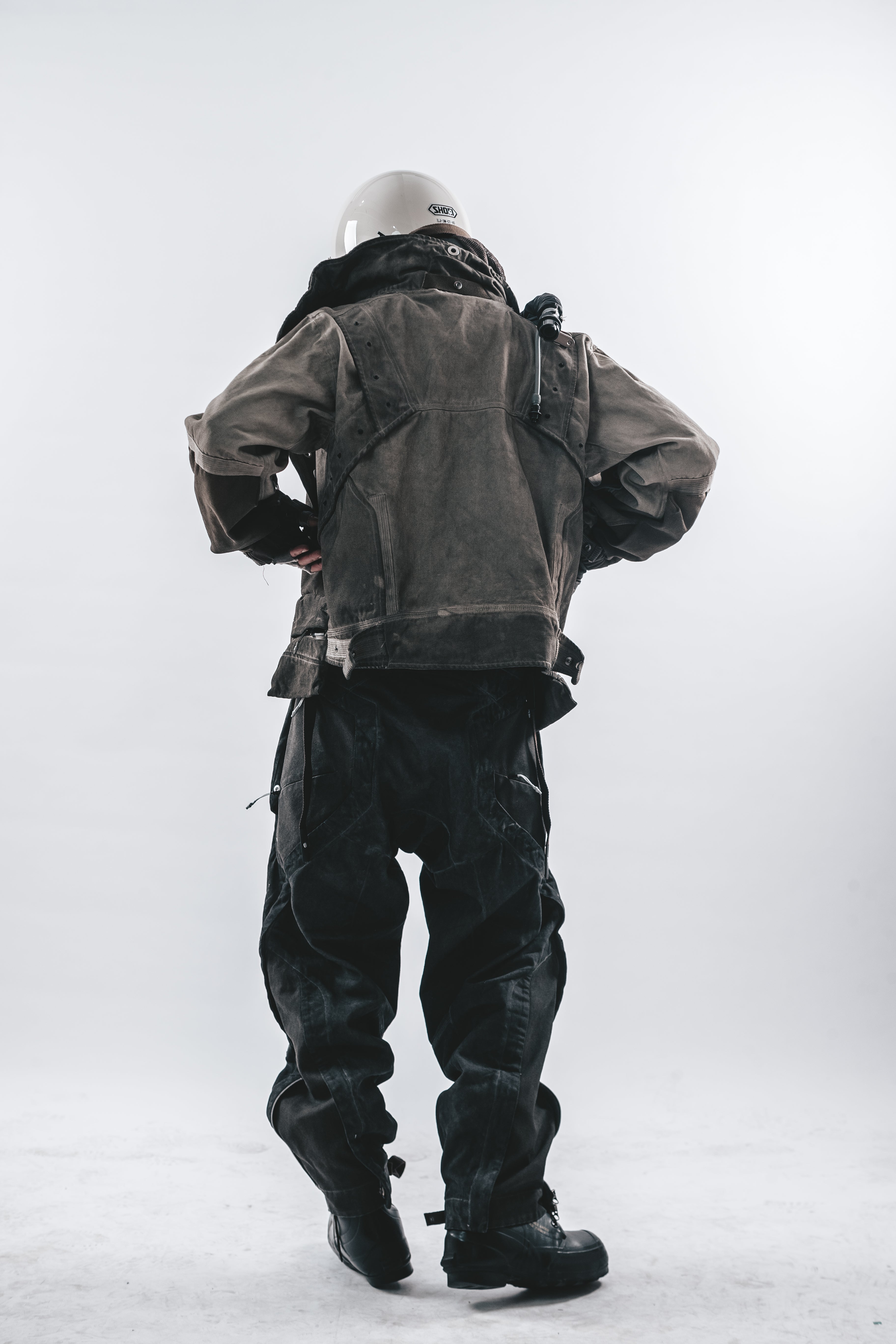 PANTALONI ORION CON BORDO CONSUMATO DRKLEI