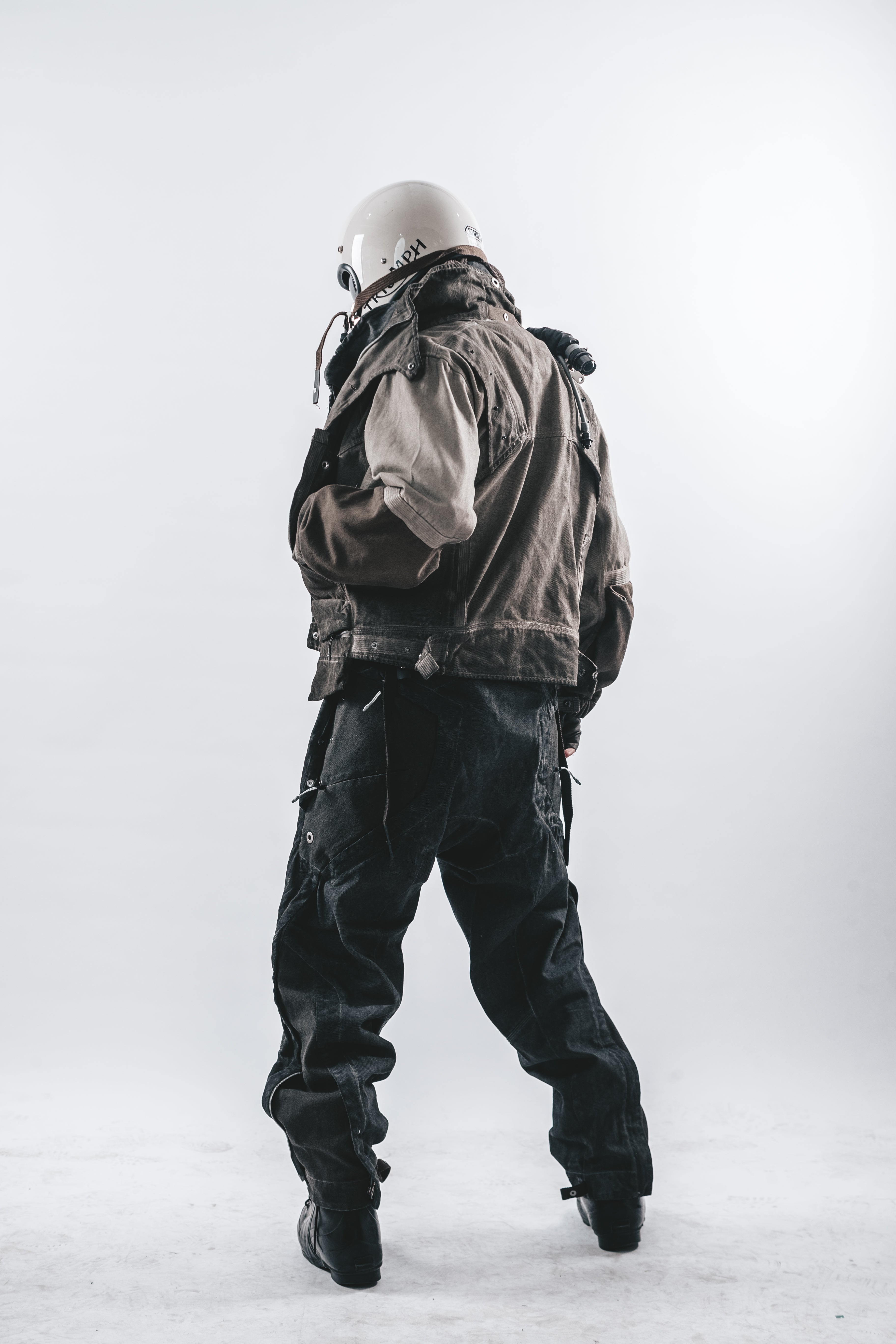 PANTALONI ORION CON BORDO CONSUMATO DRKLEI