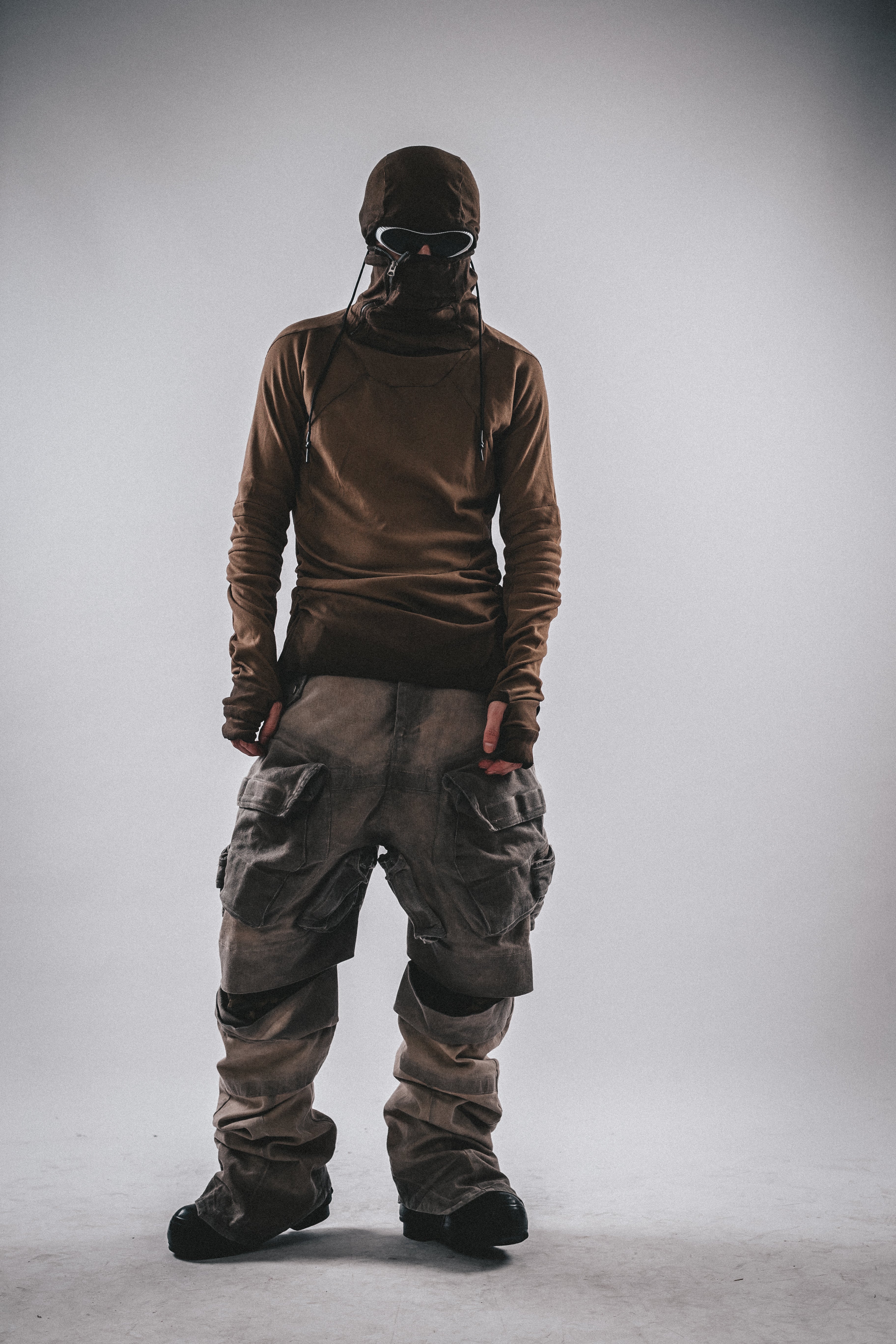 Felpa con cappuccio Ninja Washed