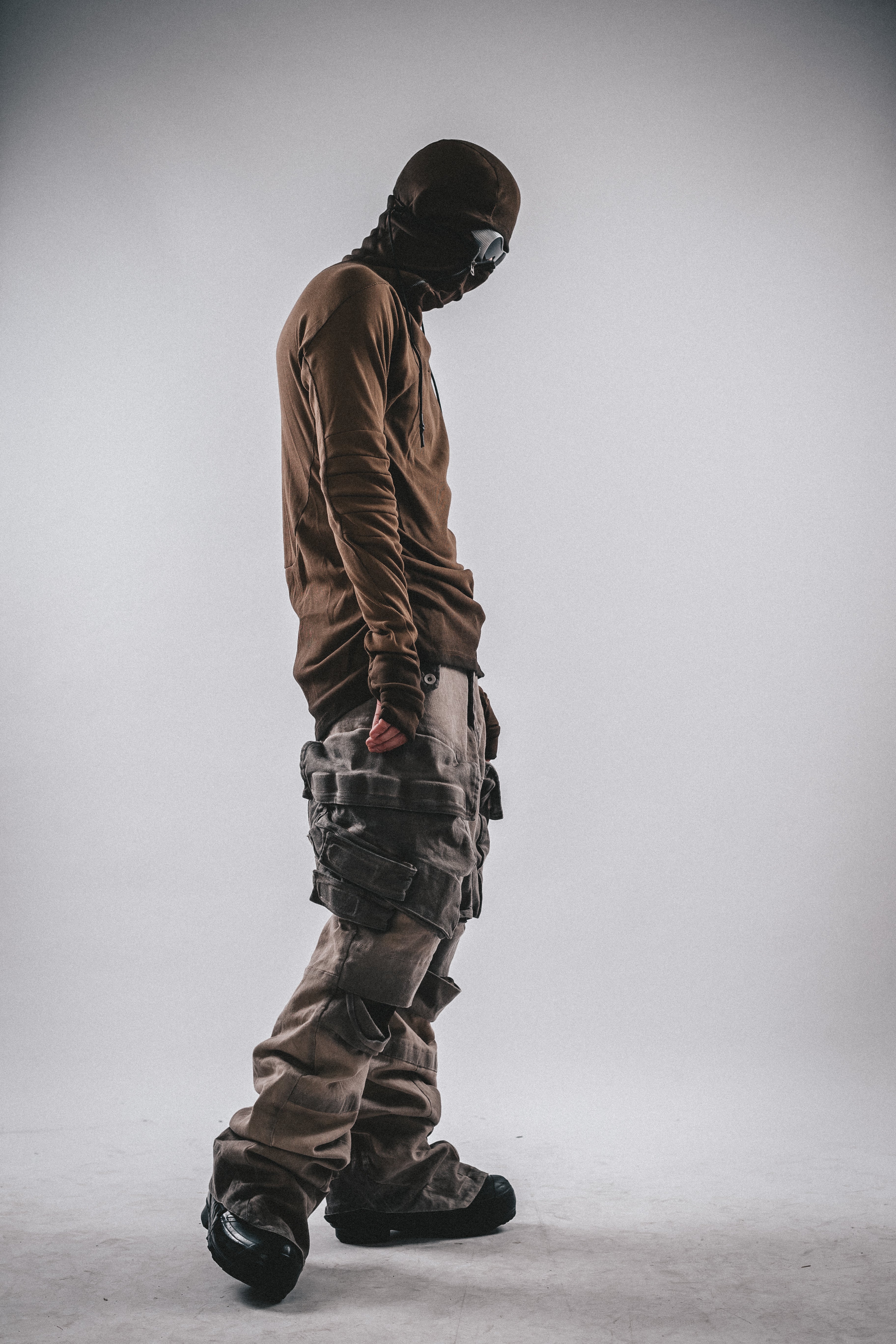 Felpa con cappuccio Ninja Washed