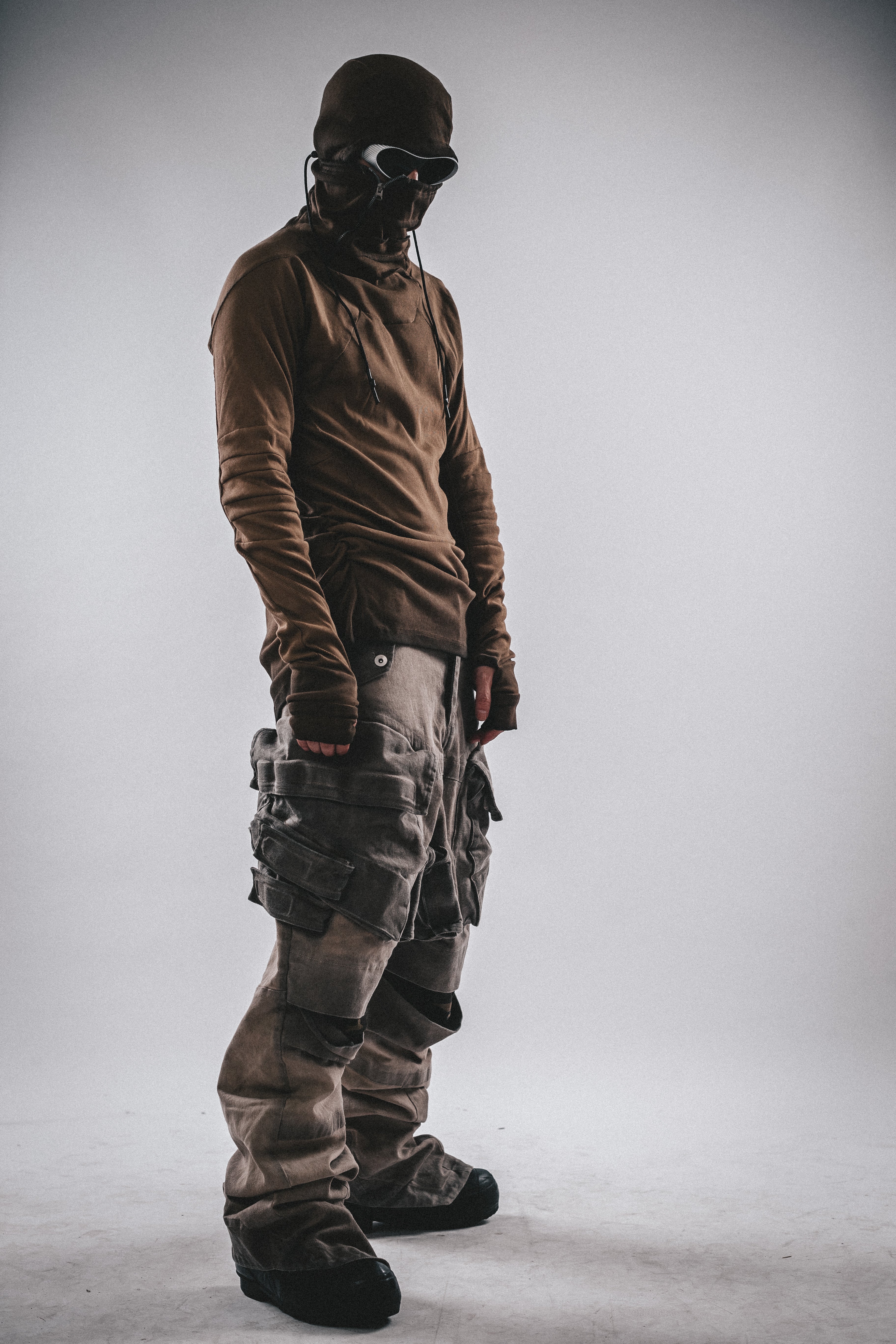 Felpa con cappuccio Ninja Washed