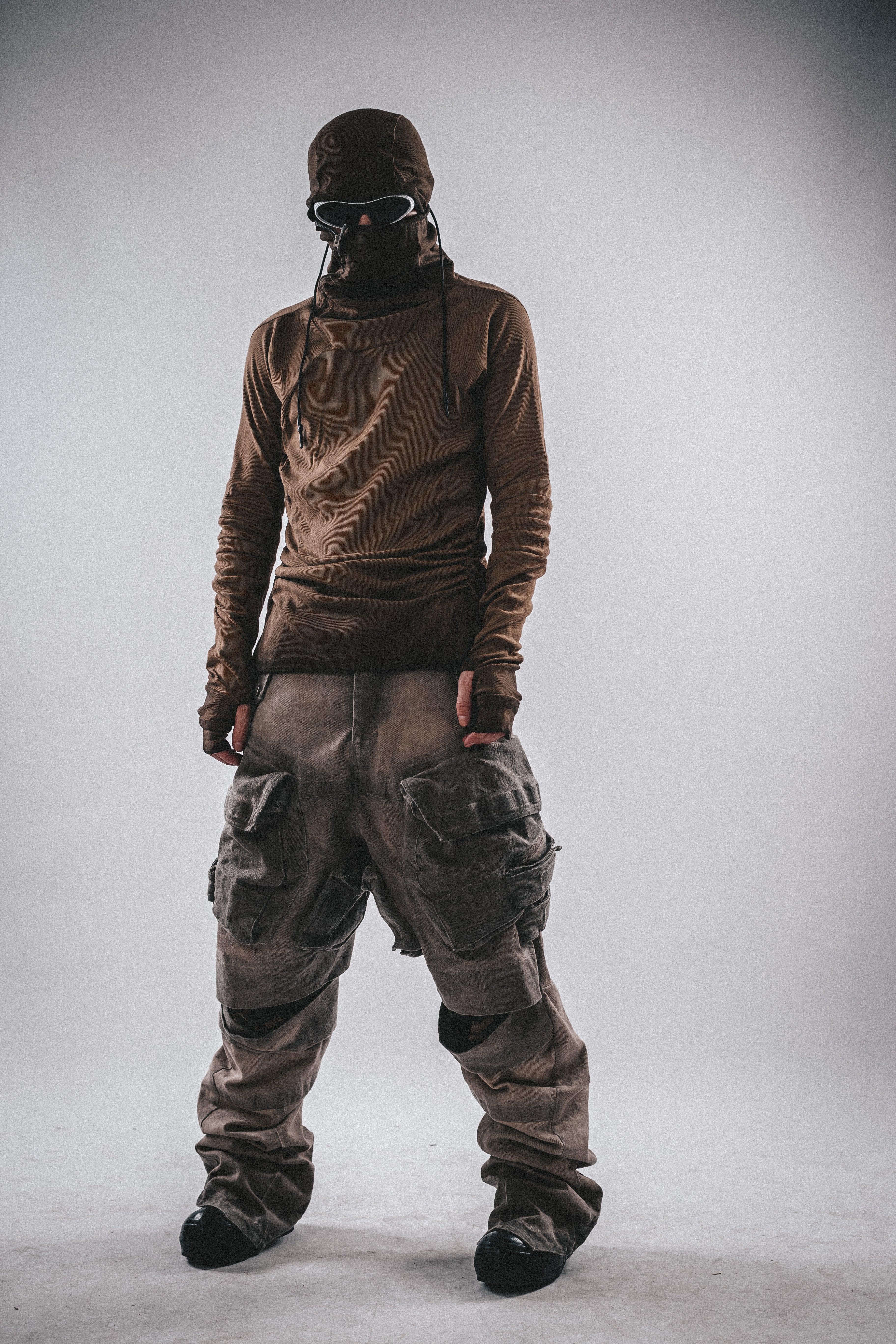 Felpa con cappuccio Ninja Washed