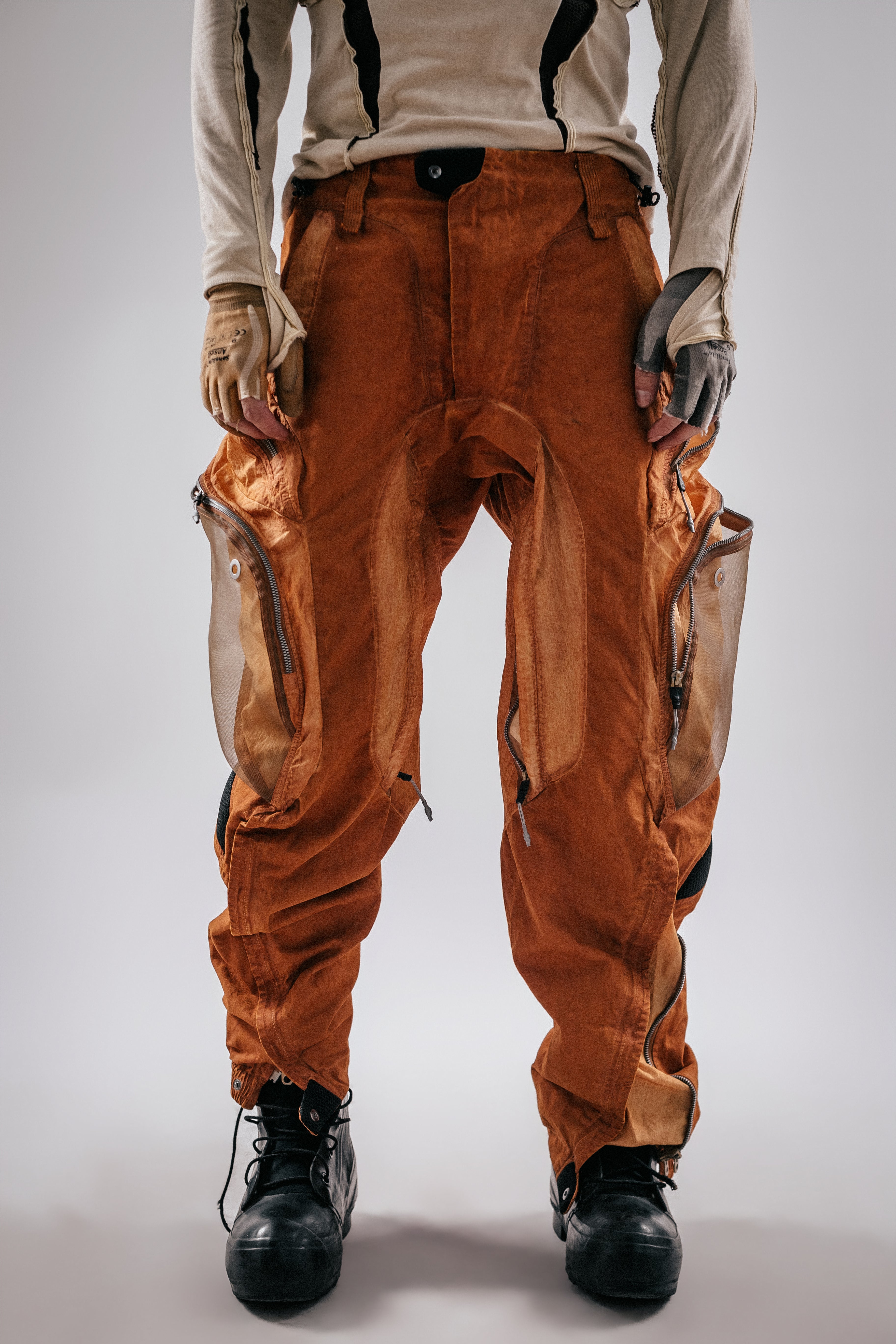 DRKLEI WASTELAND MESH CARGO PANTS