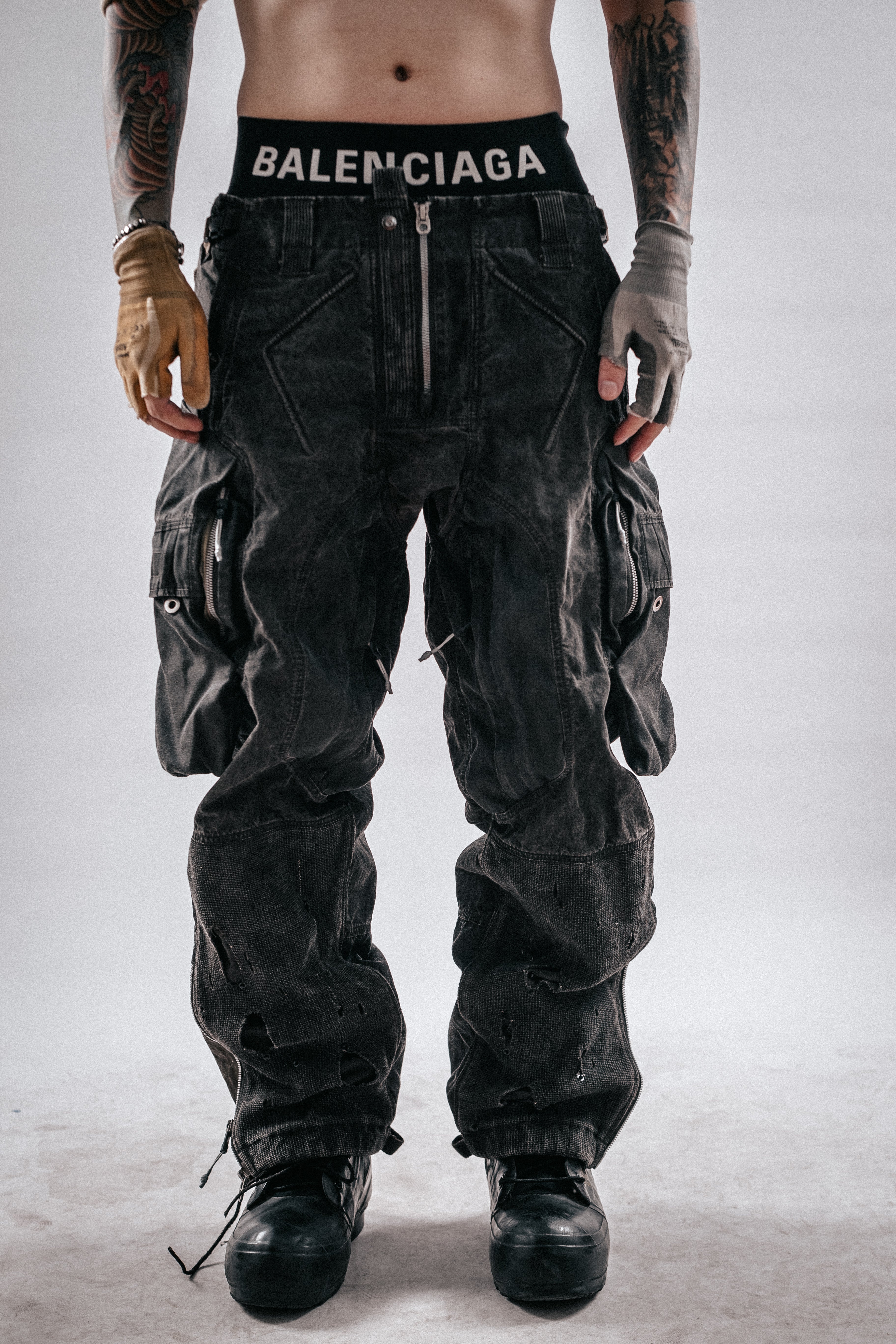 DRKLEI WASTELAND MESH CARGO PANTS