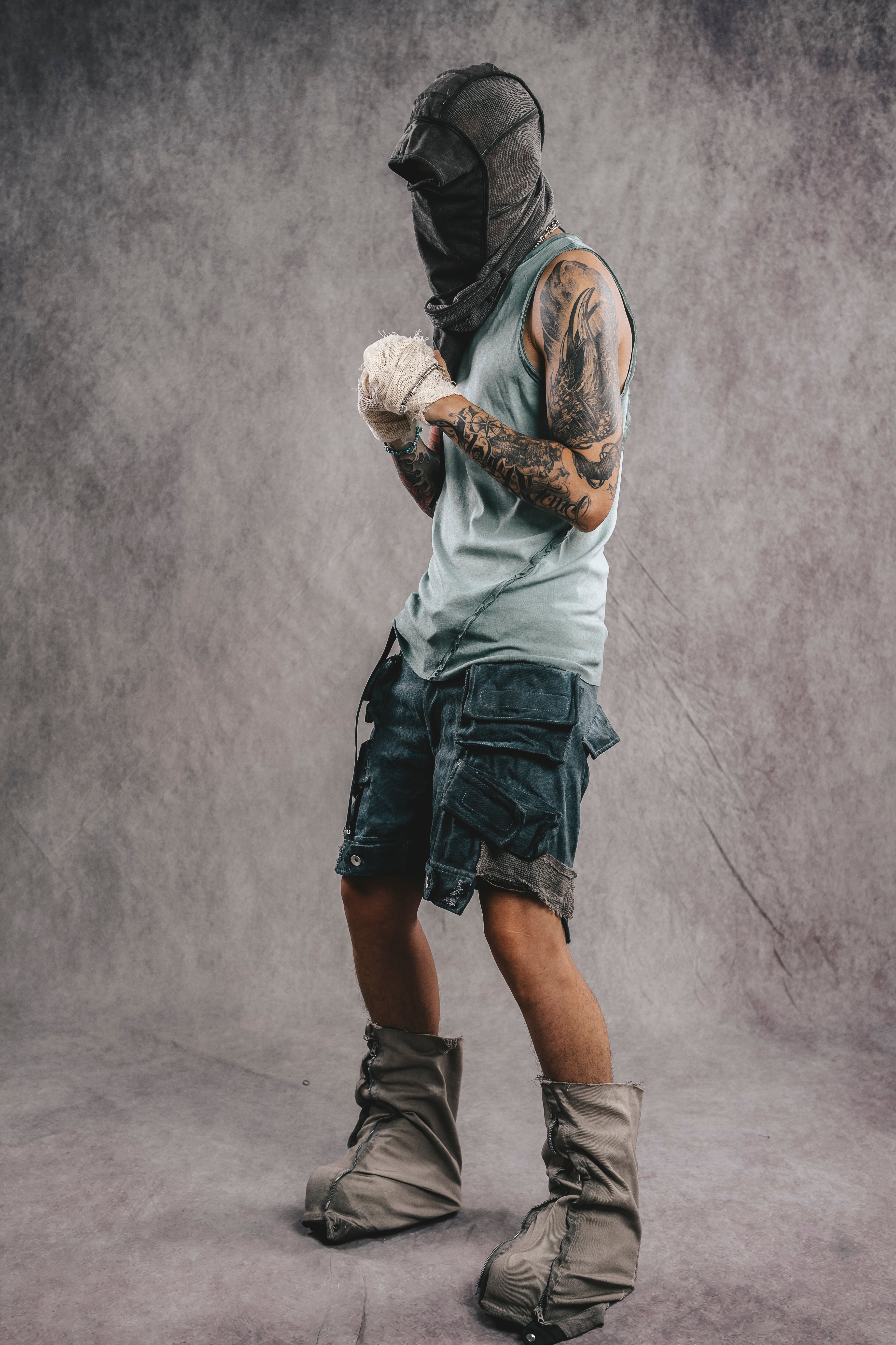 Top senza maniche Exoskeleton