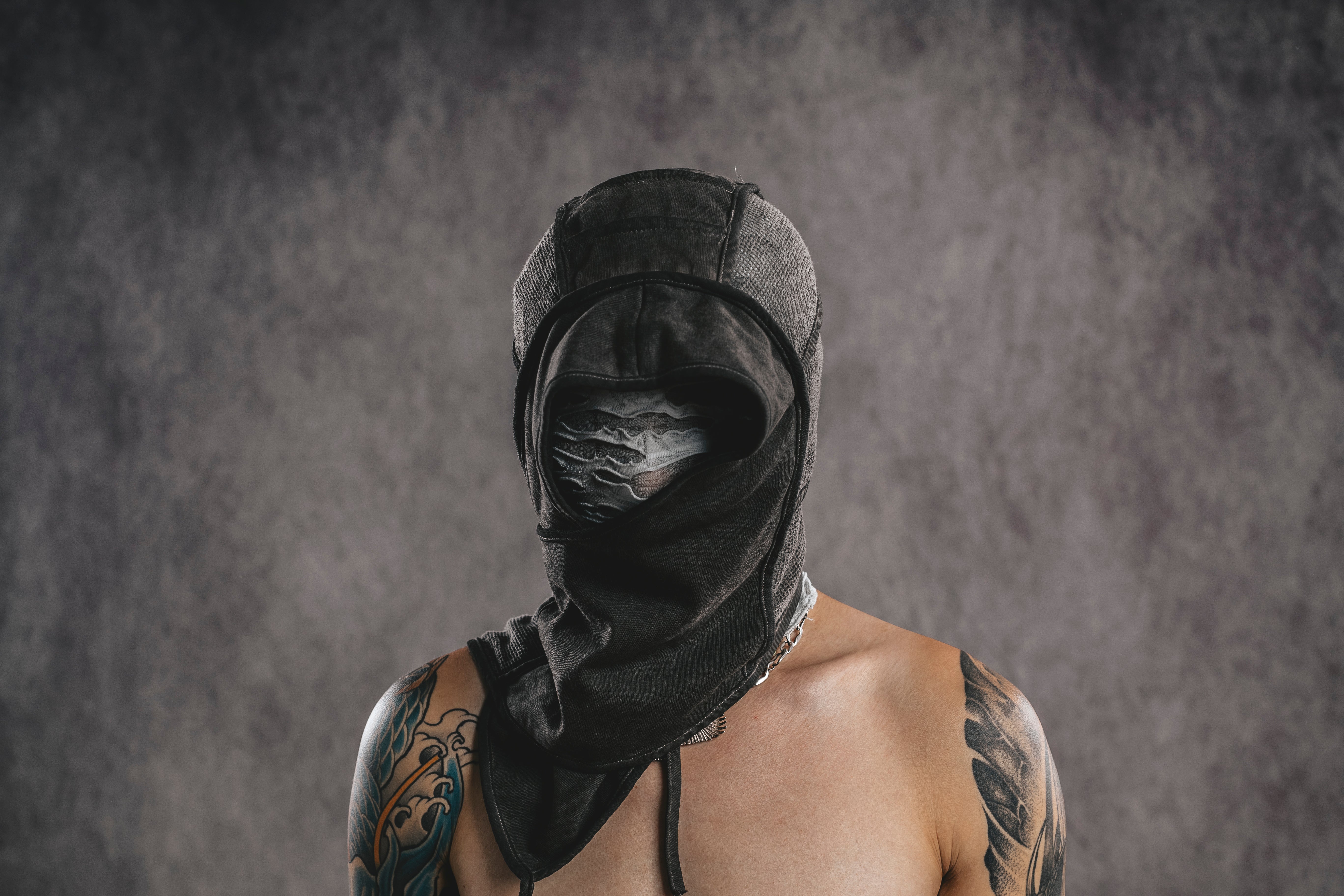 CAPPUCCIO PATCHWORK IN RETE DUNE