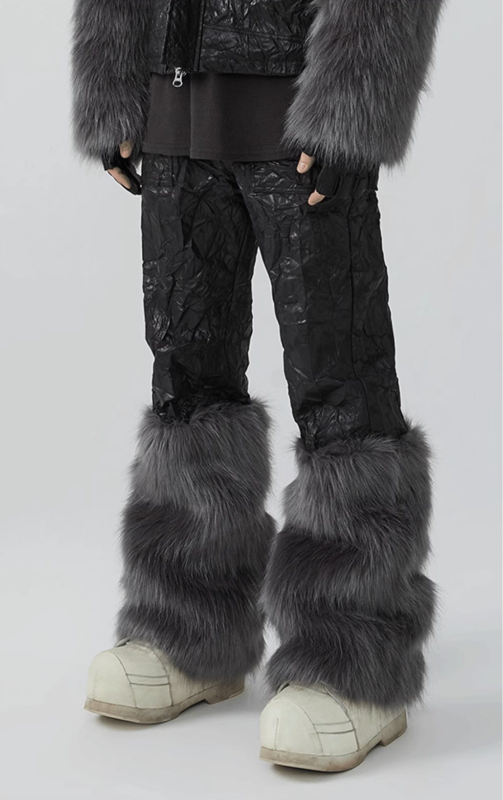 Completo Nightshade 22SS: pantaloni drappeggiati Vulpine