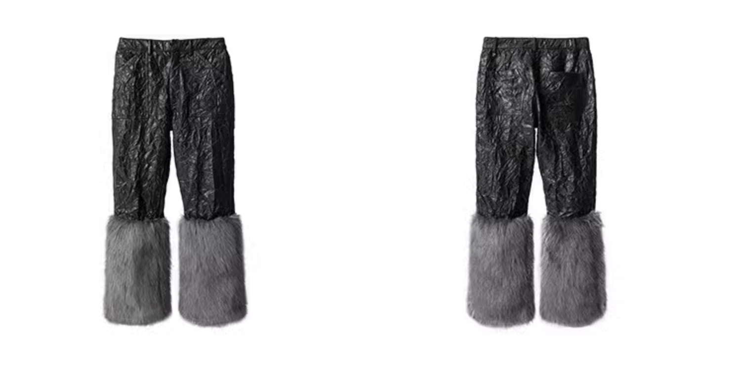 Completo Nightshade 22SS: pantaloni drappeggiati Vulpine