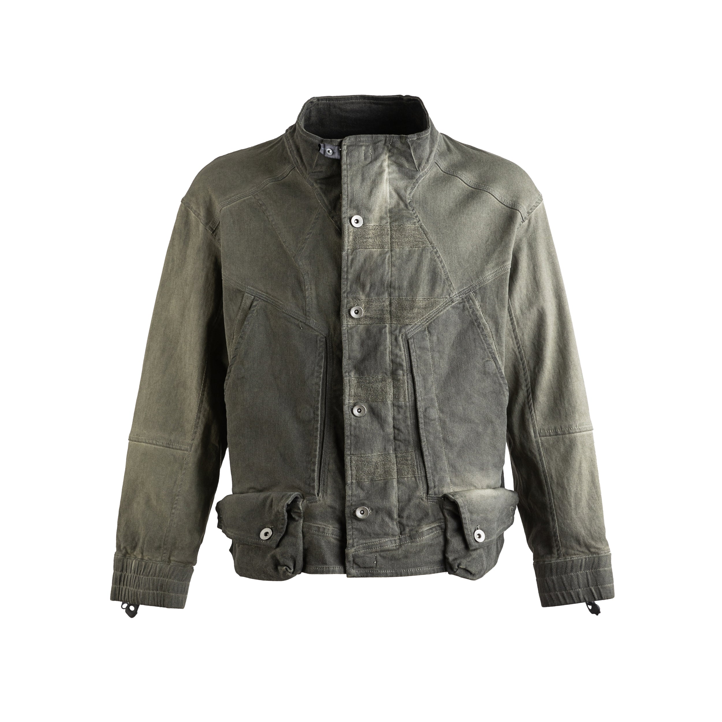 Giacca da lavoro in denim effetto used Wasteland