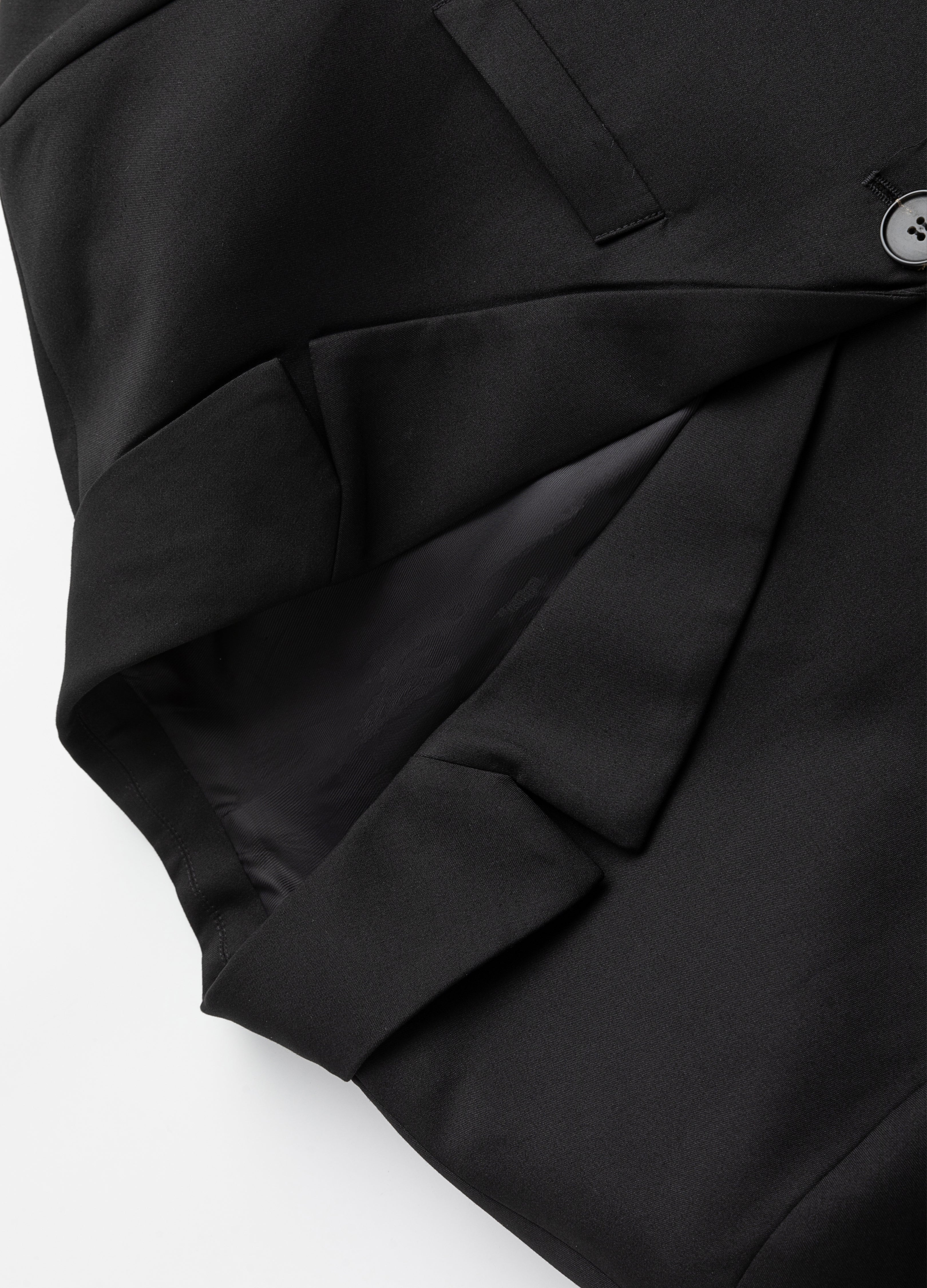 Giacca da abito ampia 23FW Noir Classique