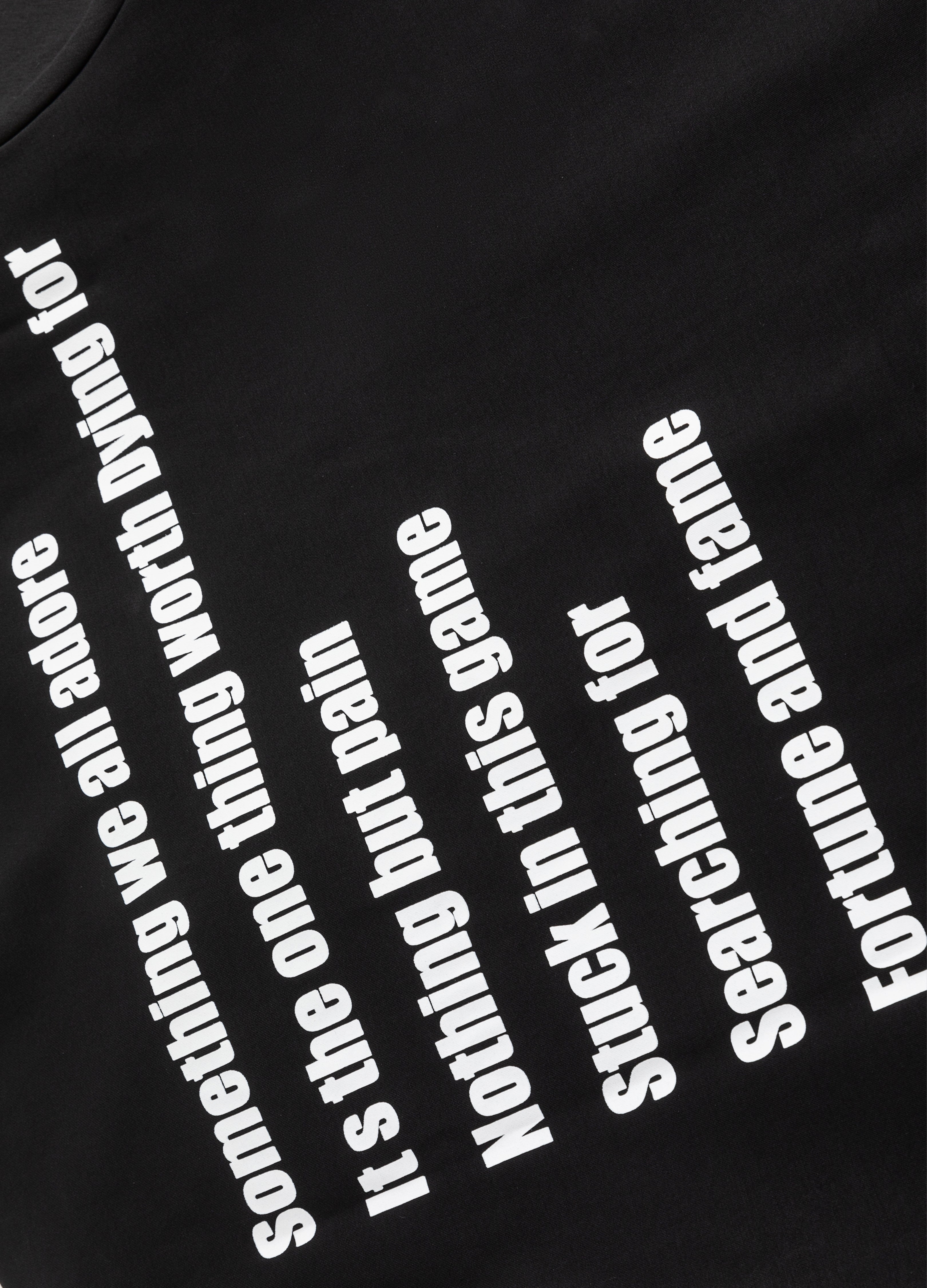 Maglietta tipografica a strati finti 23FW