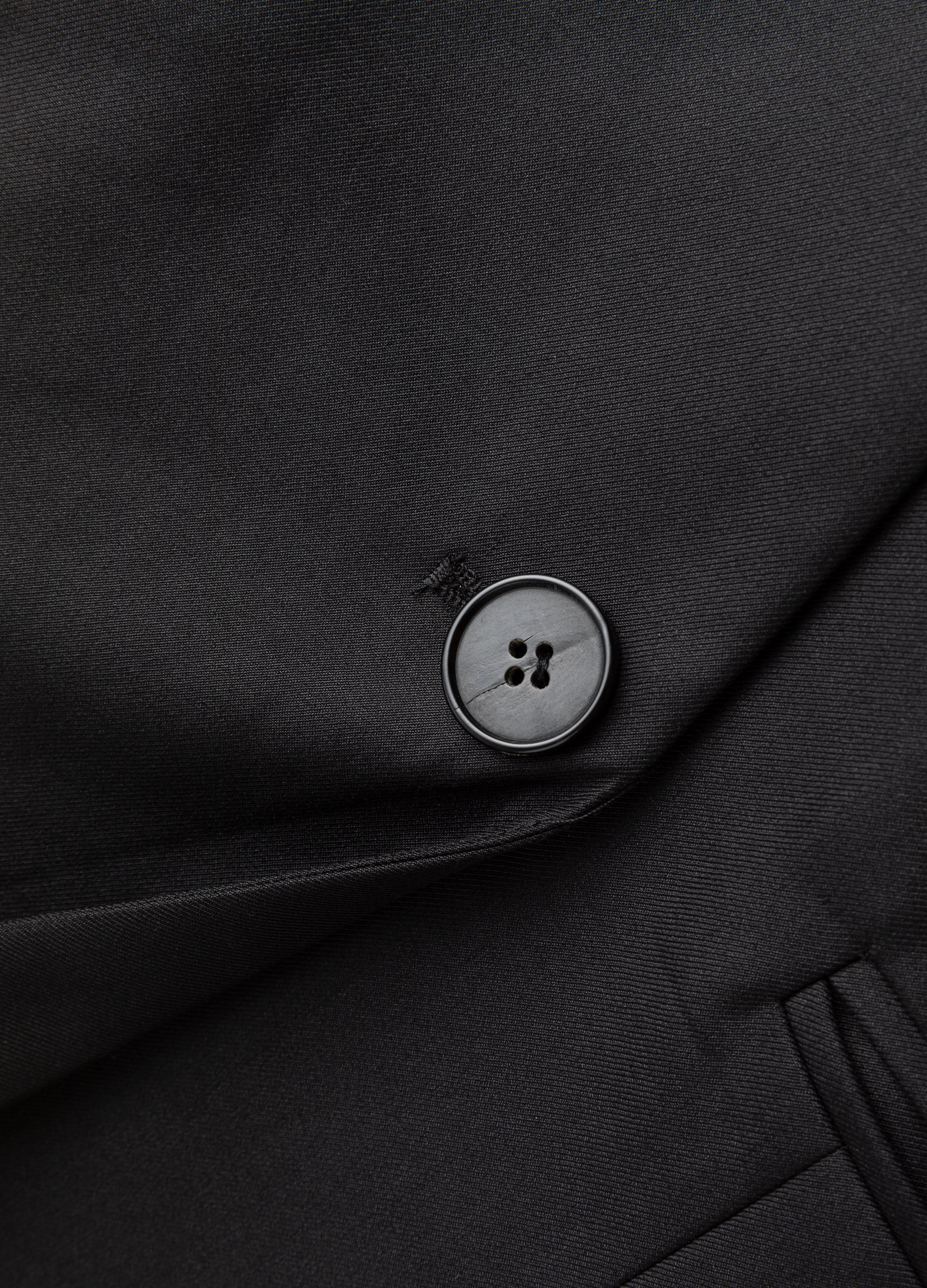 Giacca da abito con drappeggio profilato 23FW