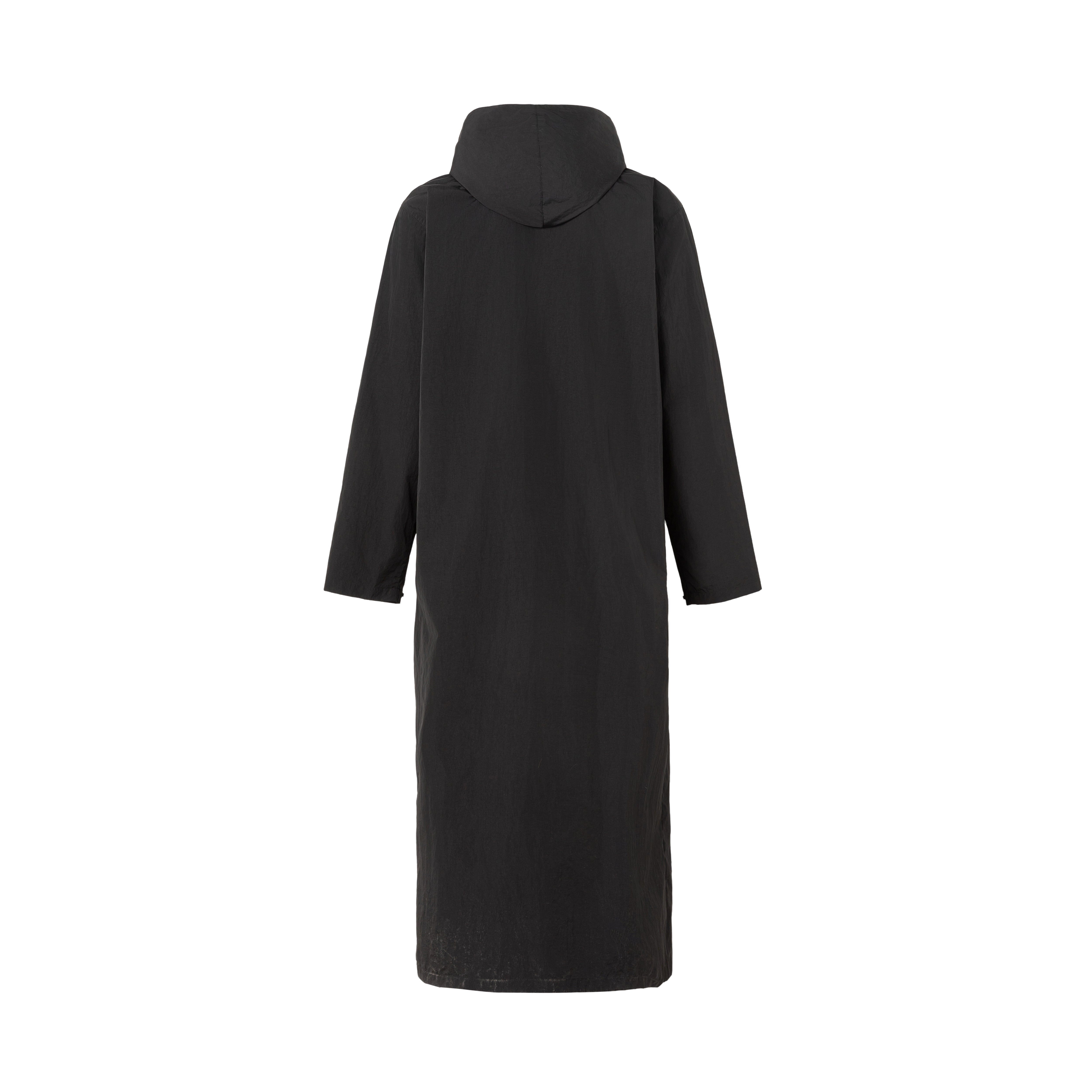 25SS DARK CASCADE HOODED TRENCH