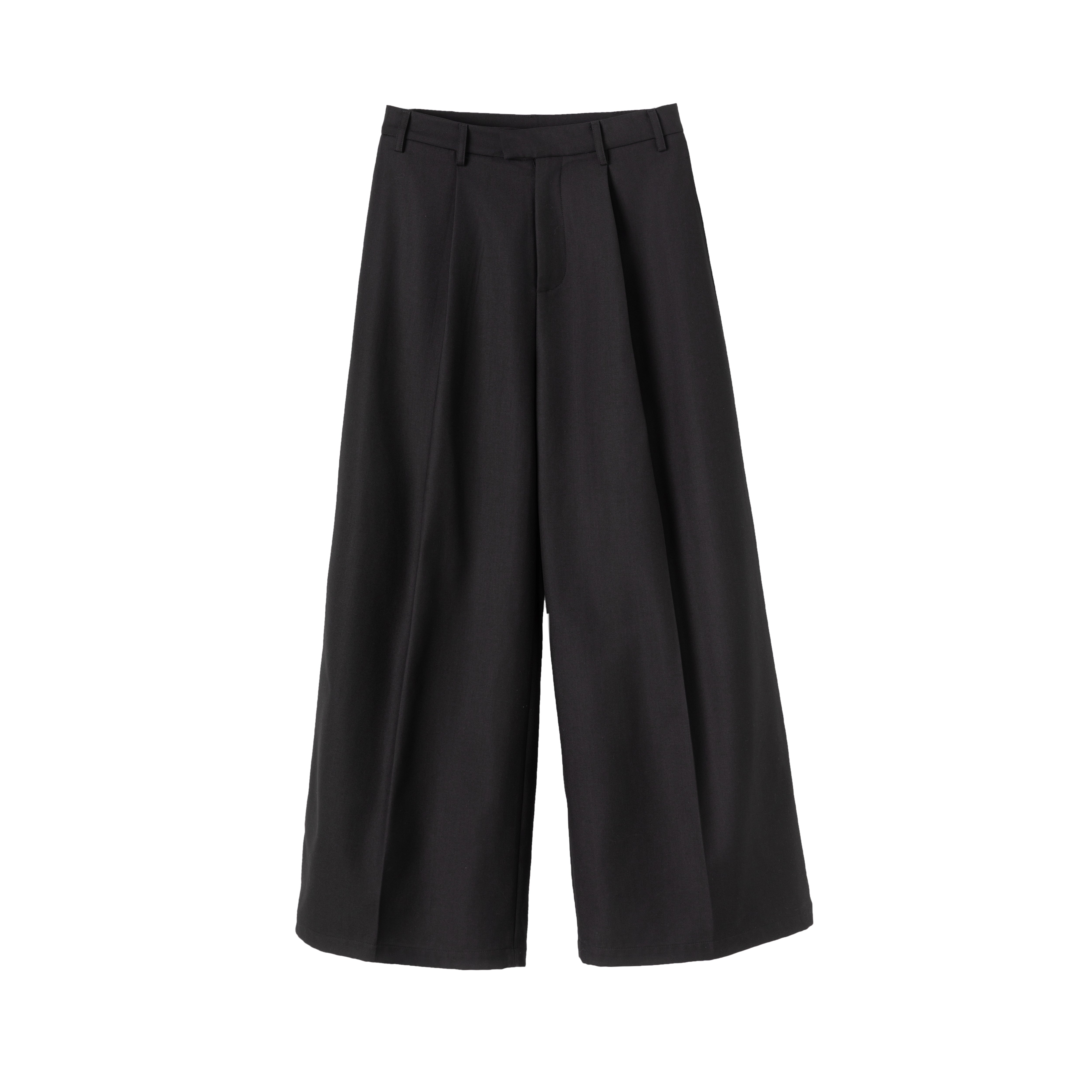 25SS DRAPED VOID WIDE-LEG TROUSERS