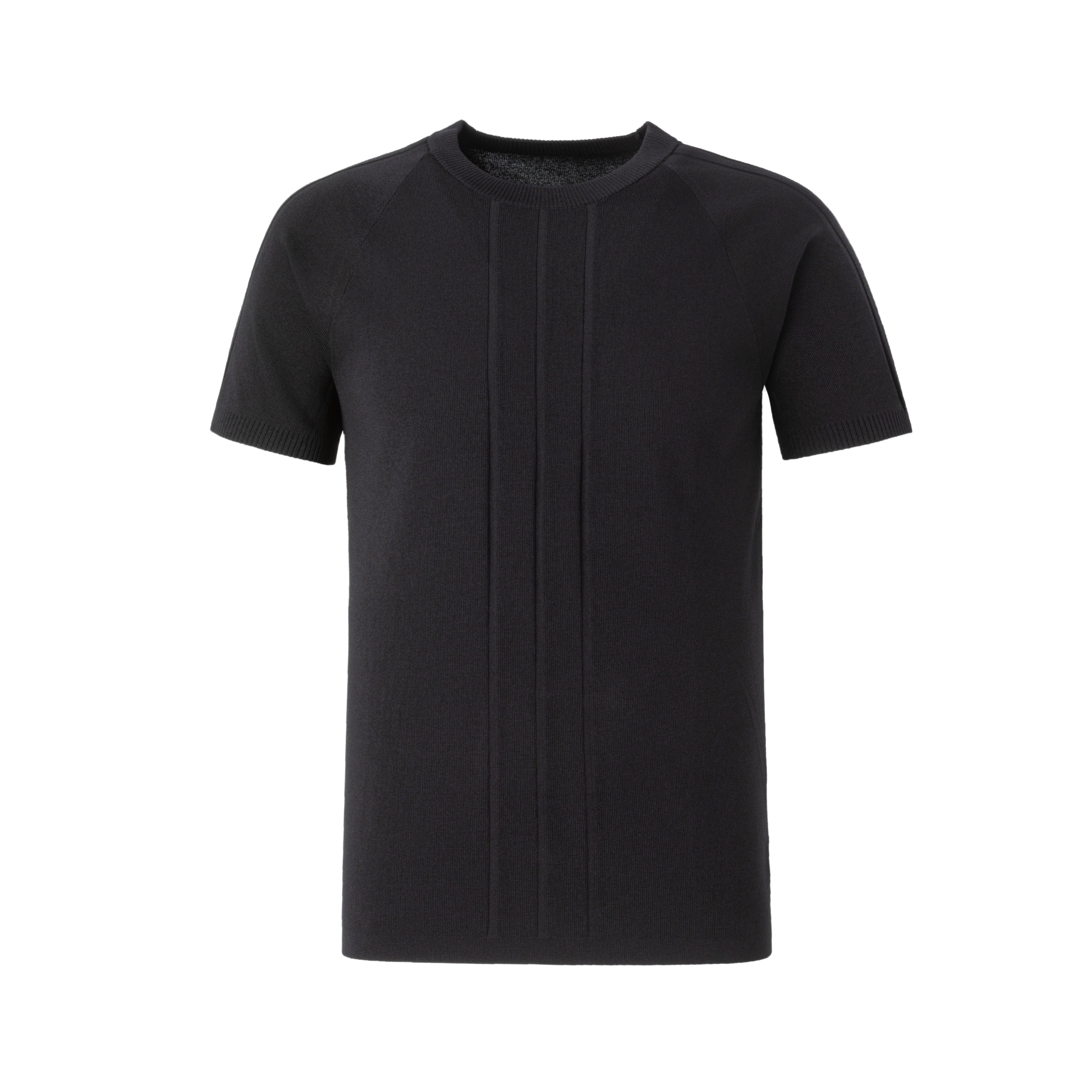 26SS VERTICAL RIB KNIT SHORT SLEEVE TEE