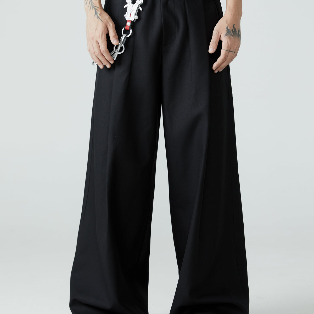 23FW Pleated Wide-Leg Pants 