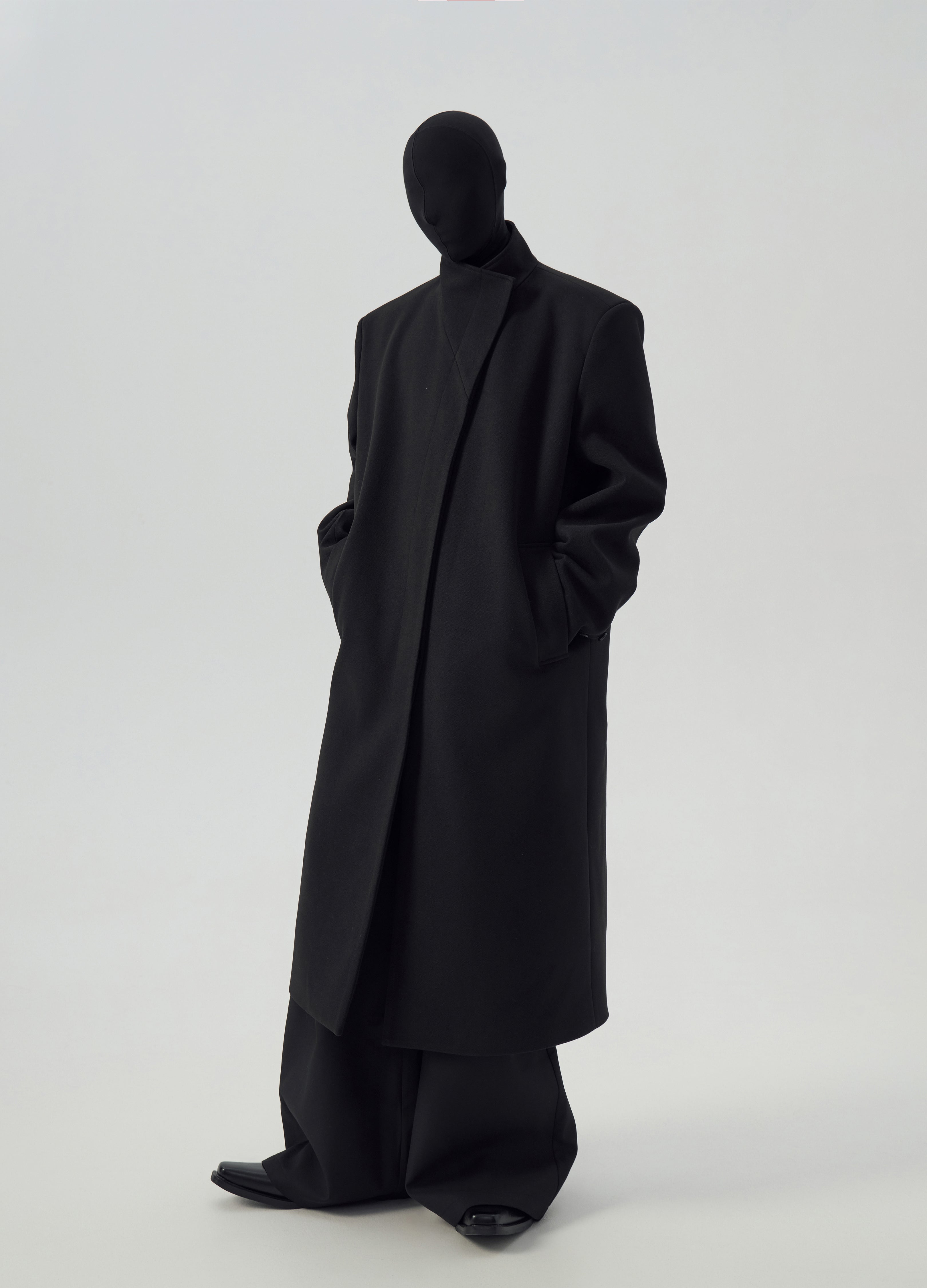 24FW CLASSIC STAND COLLAR LONG COAT