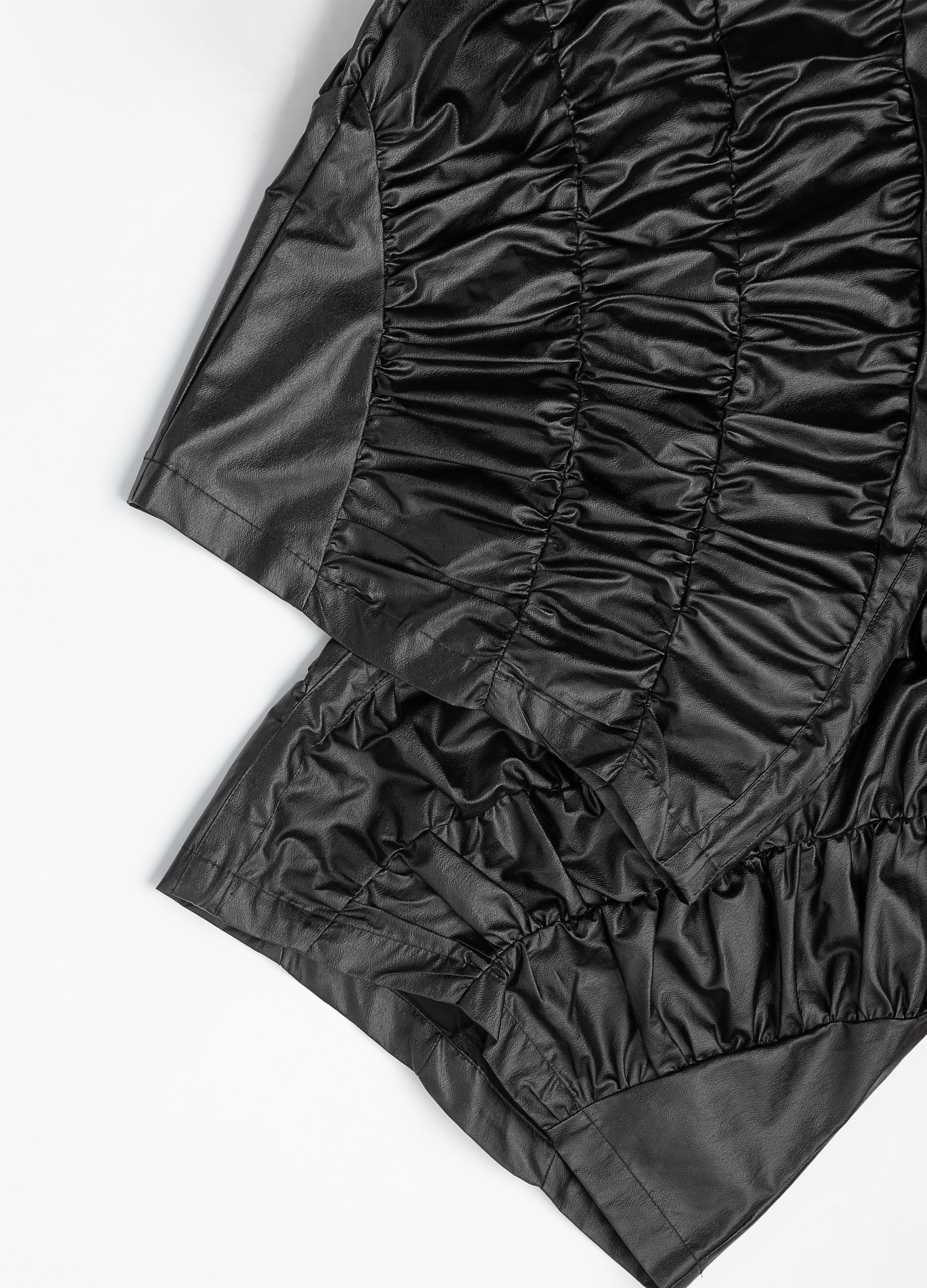 26SS DRAWSTRING PLEATED WIDE LEG PANTS