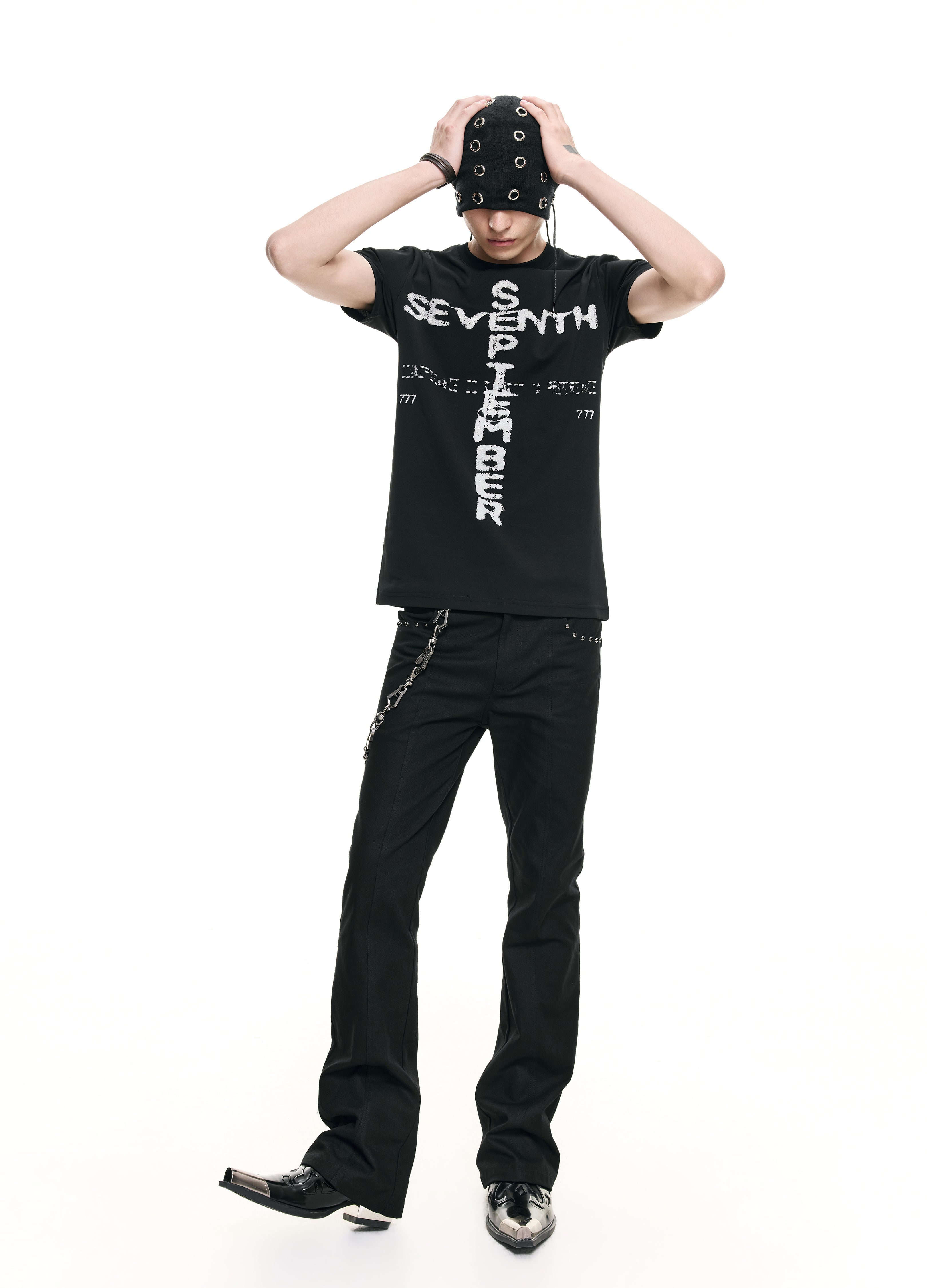 26SS CROSS LOGO PUNK TEE
