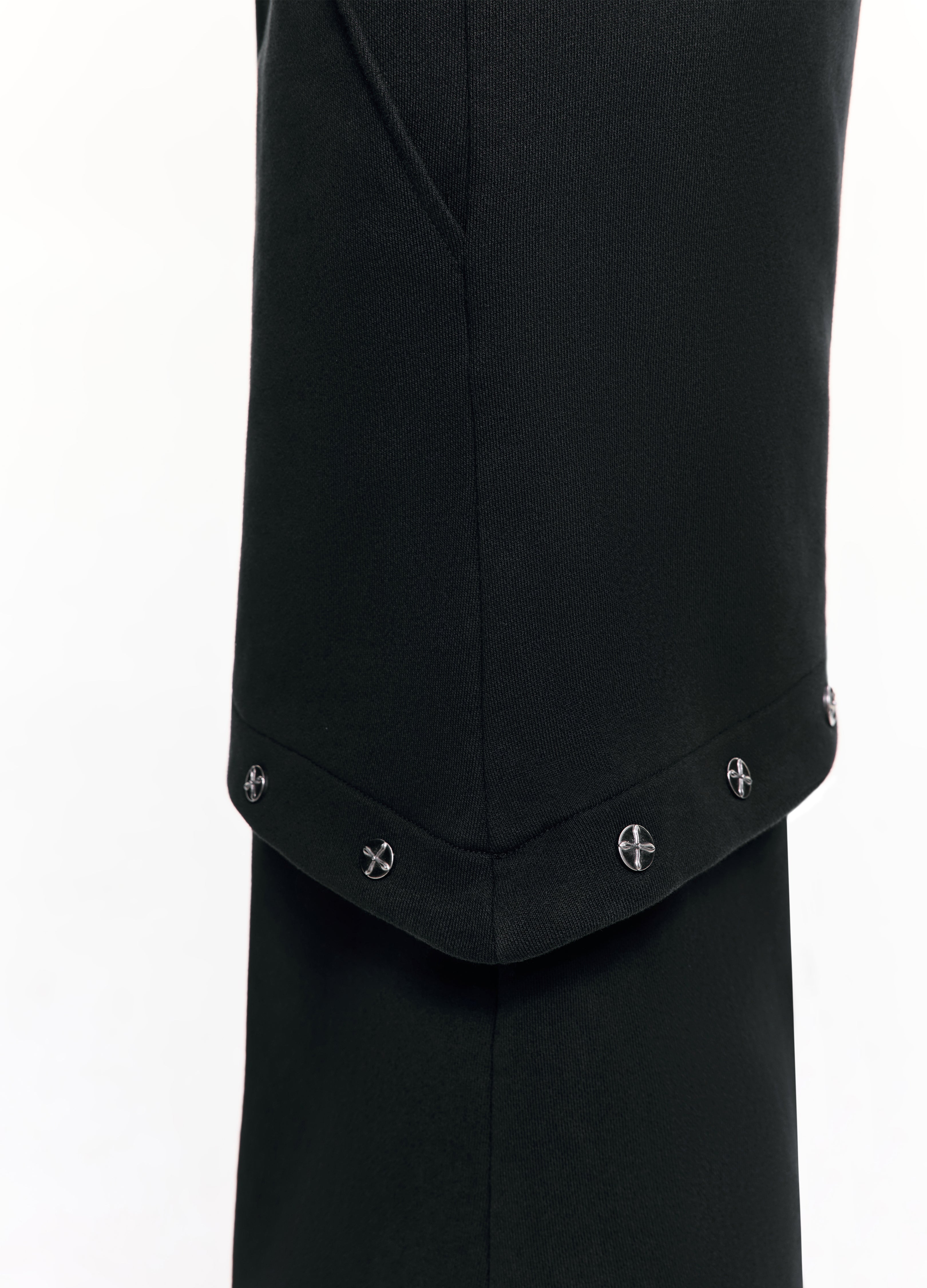 26SS CROSS BUCKLE CROP PANTS