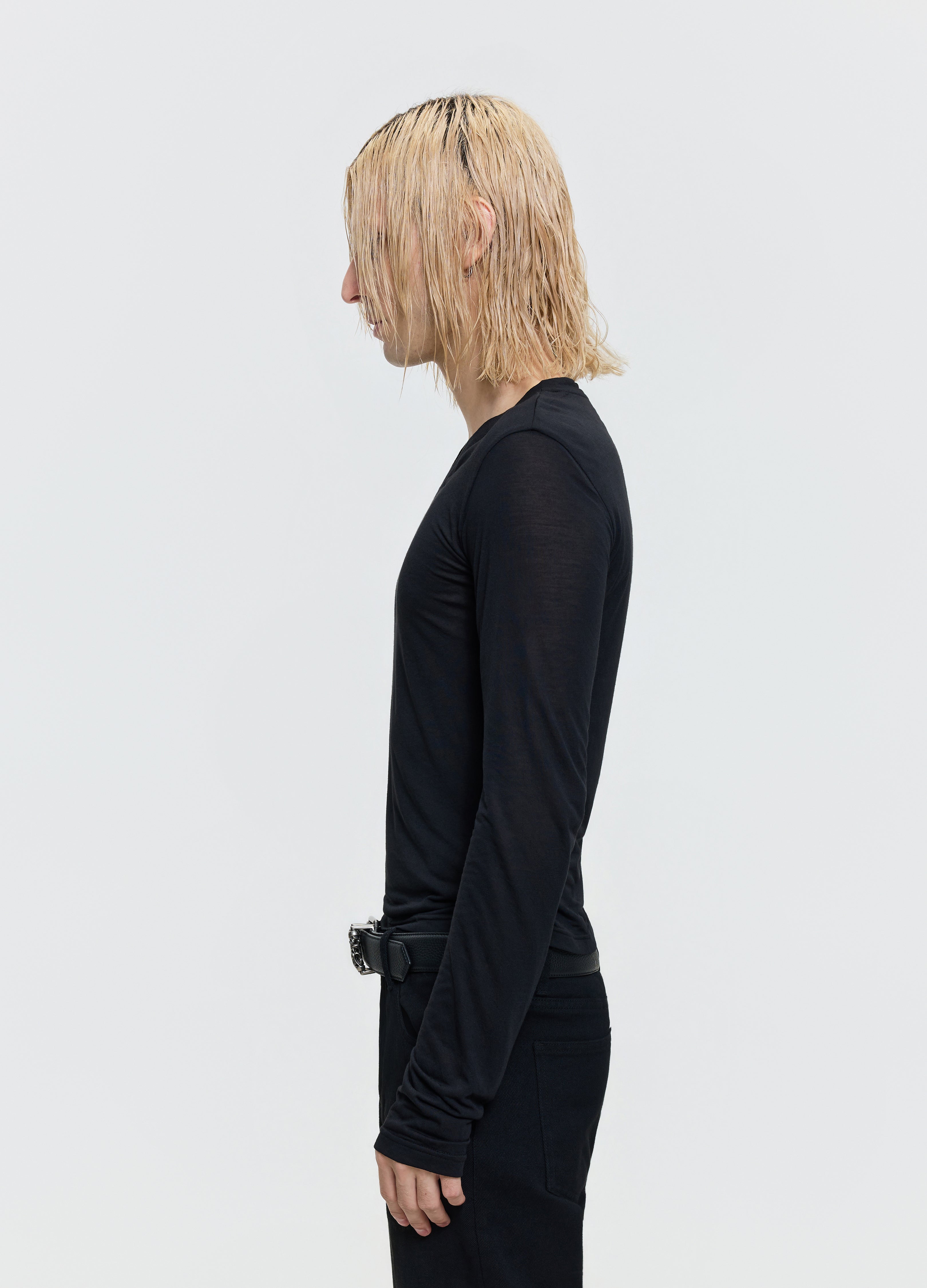 26FW SHEER V-NECK TEE