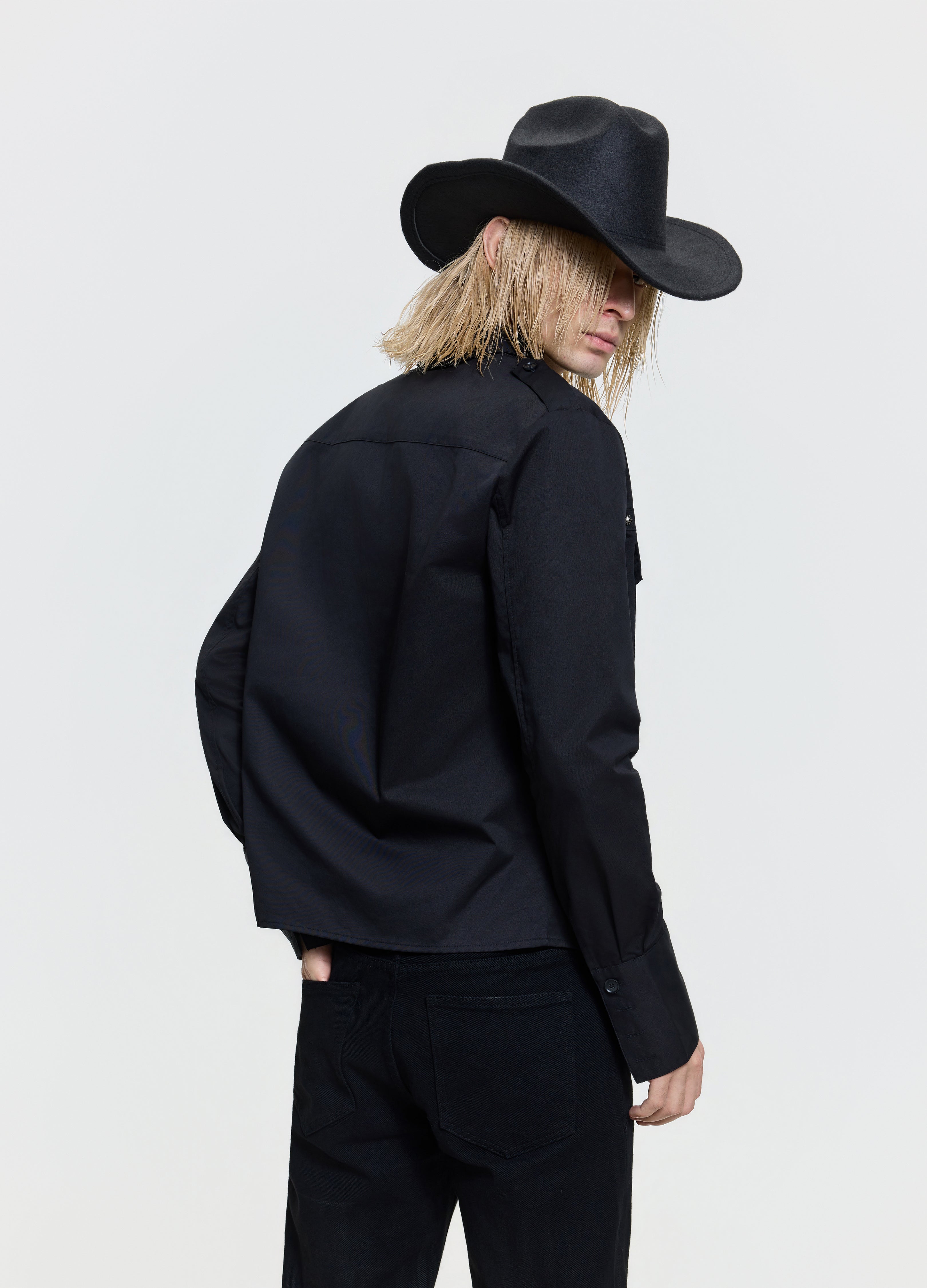 26FW STUDDED WESTERN SHIRT