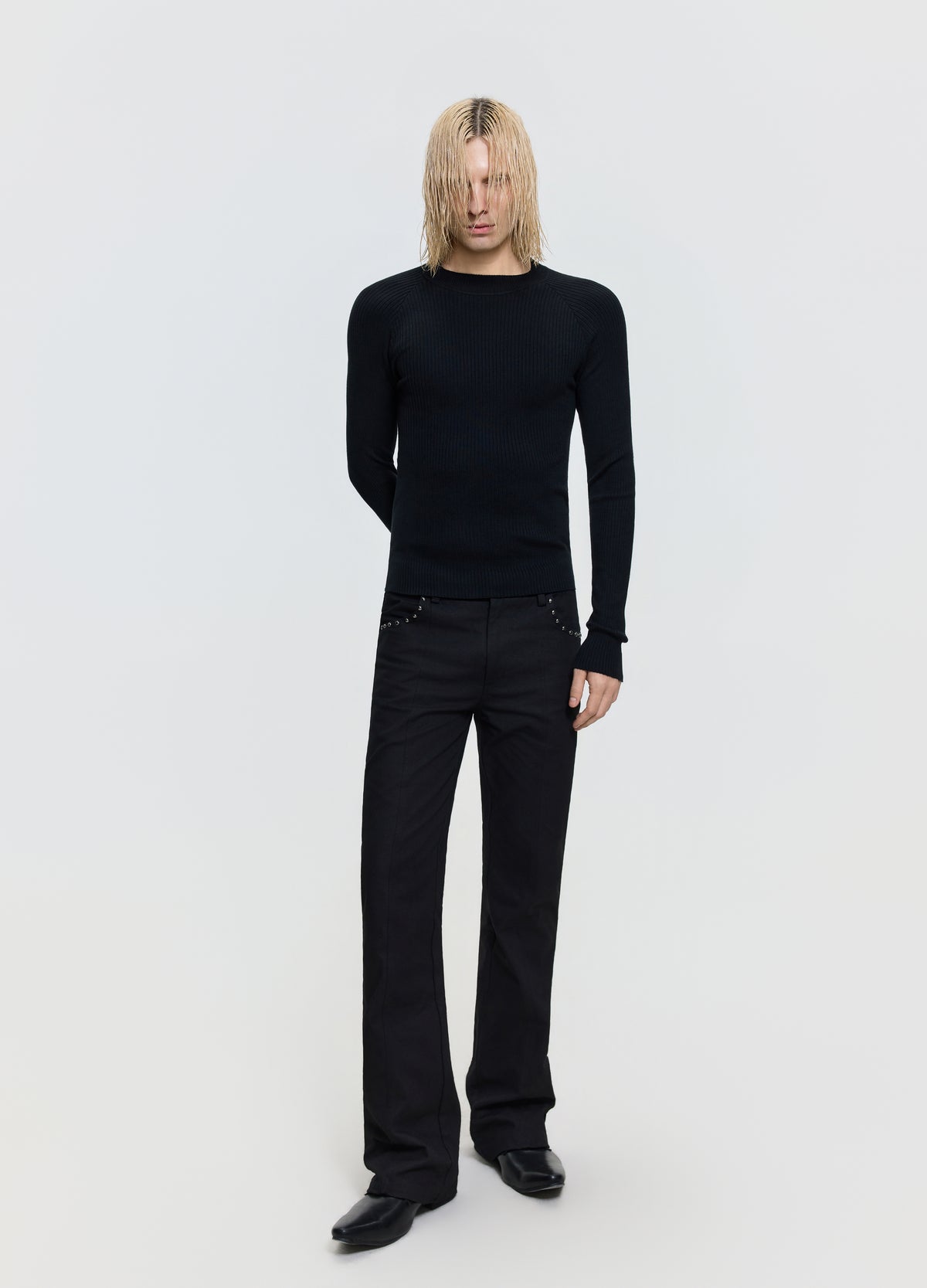 26FW RIBBED LONG SLEEVE TEE
