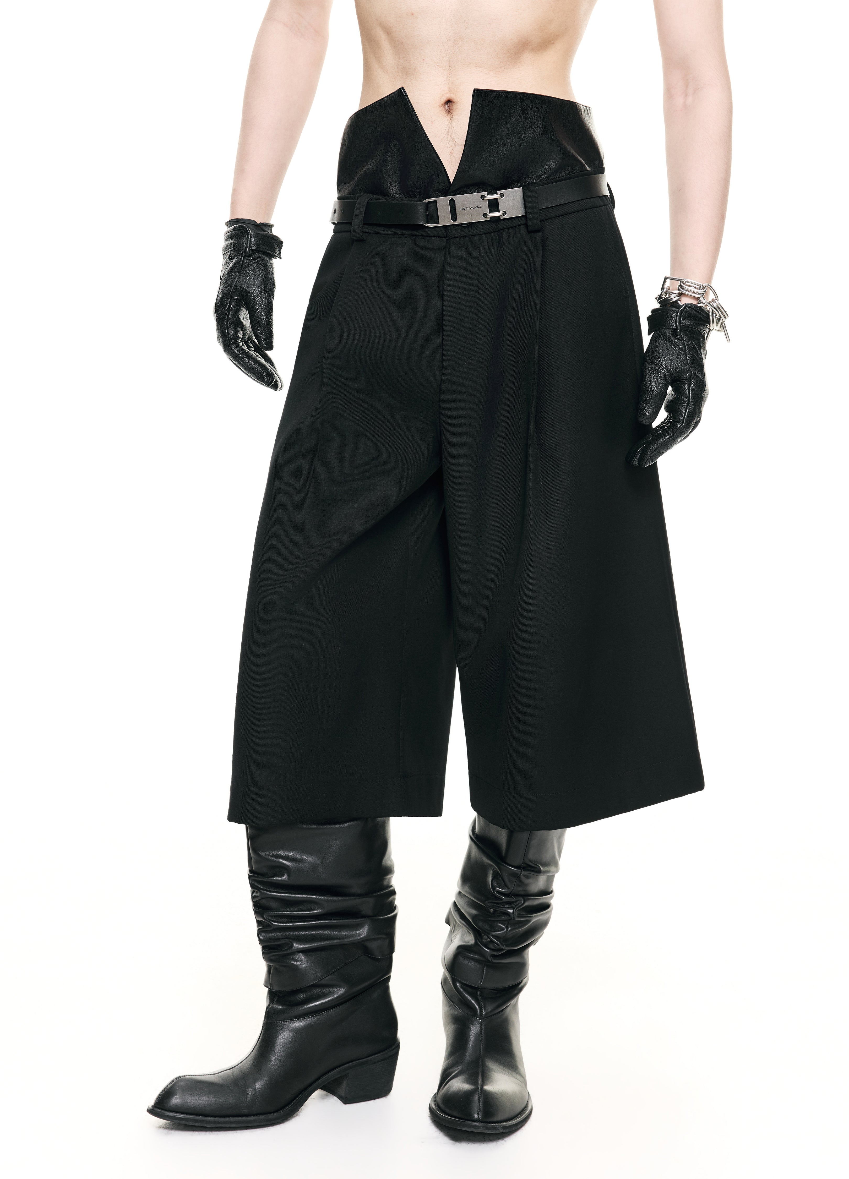 26SS KENDO LAYER CROP TROUSERS