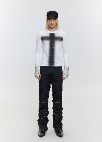 26FW CRYSTAL CROSS TEE — FRKM SCD 26FW product photograph 1 of 9