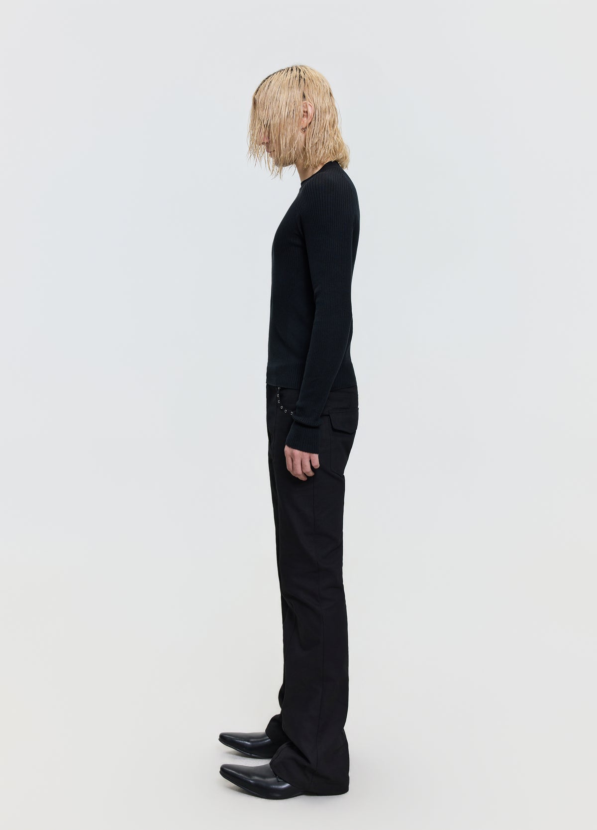 26FW RIBBED LONG SLEEVE TEE