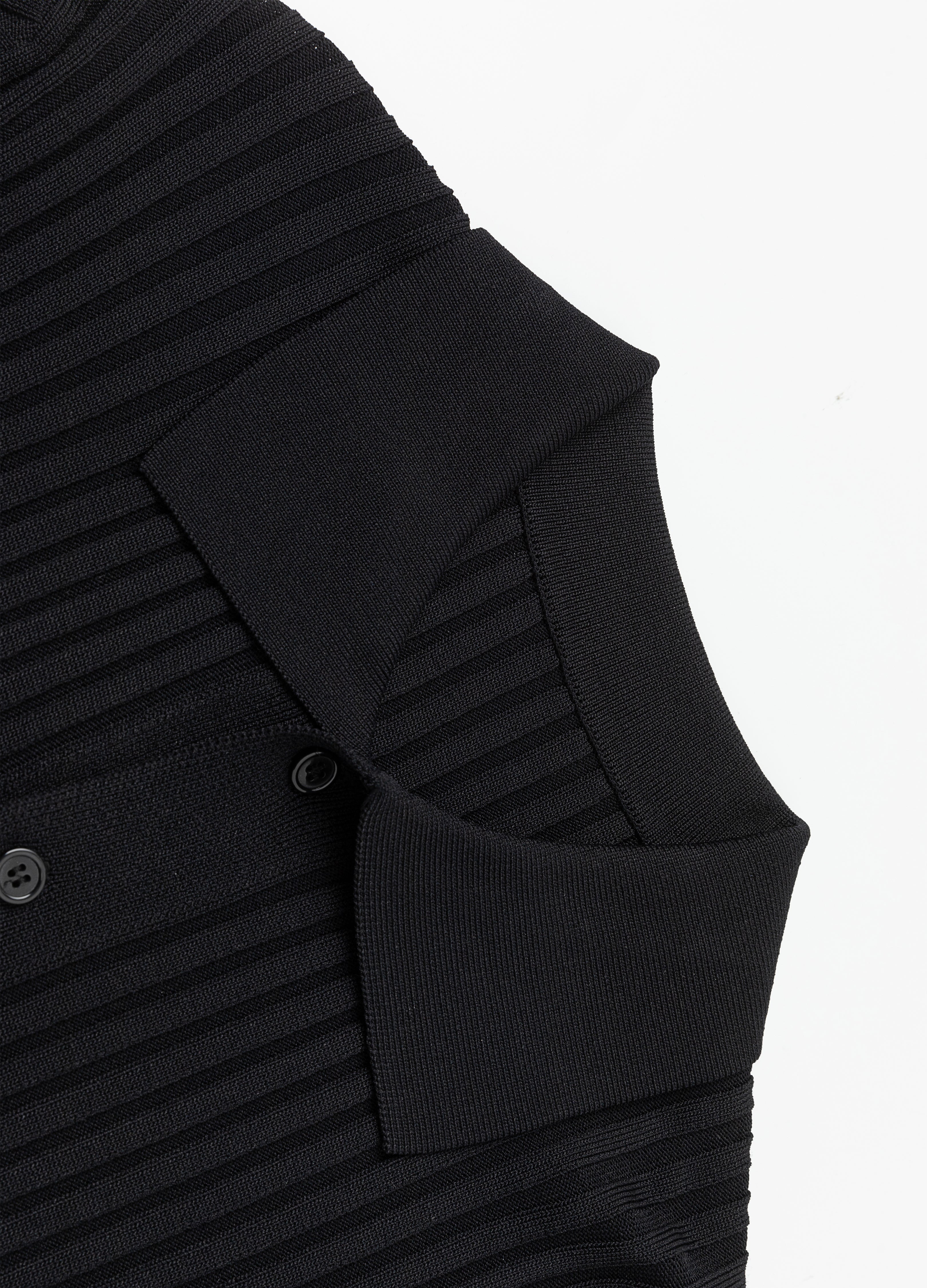 26SS HIGH STRETCH RIBBED KNIT CARDIGAN