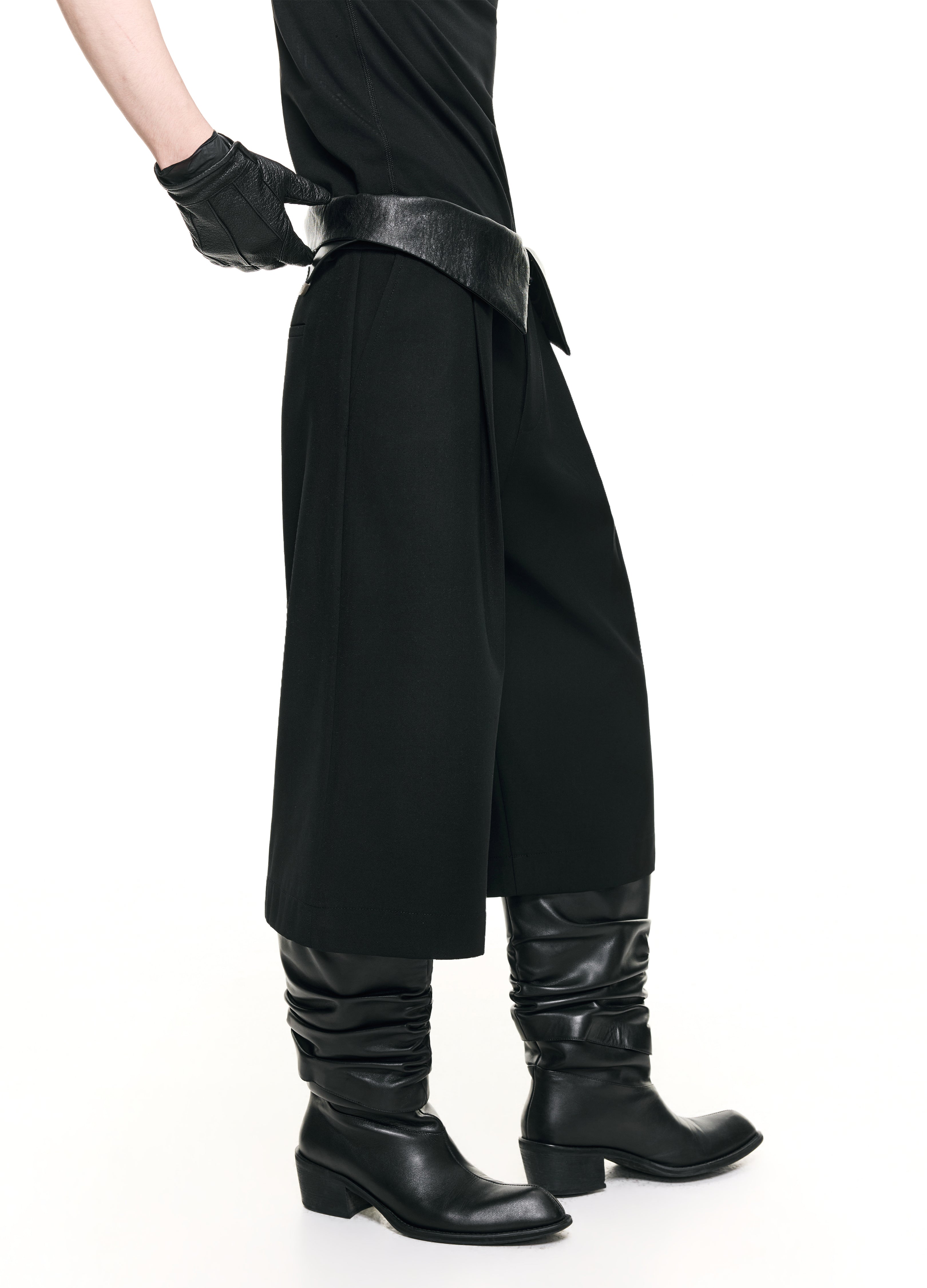 26SS KENDO LAYER CROP TROUSERS