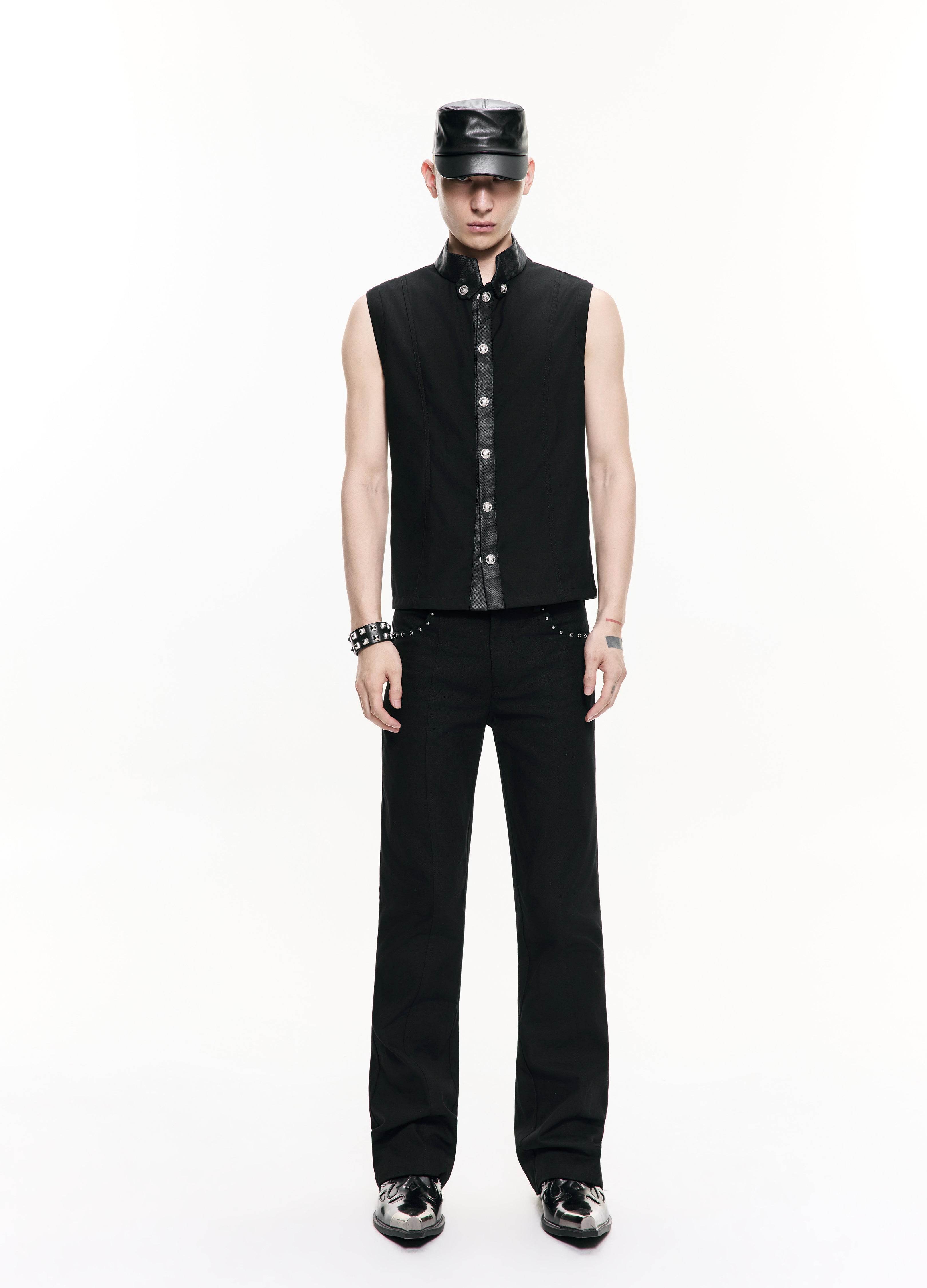 26SS GOTHIC METAL BUTTON VEST