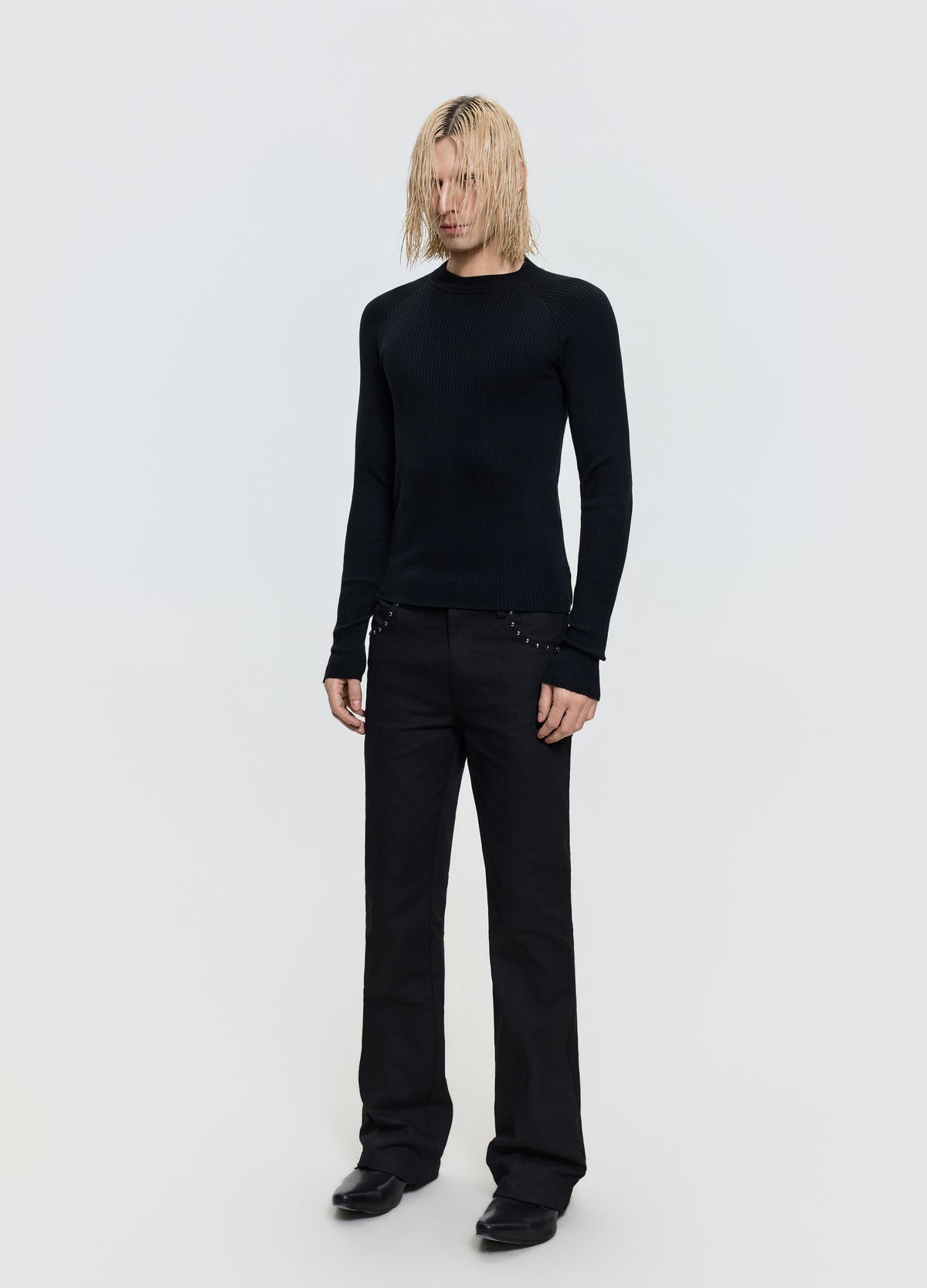 26FW RIBBED LONG SLEEVE TEE