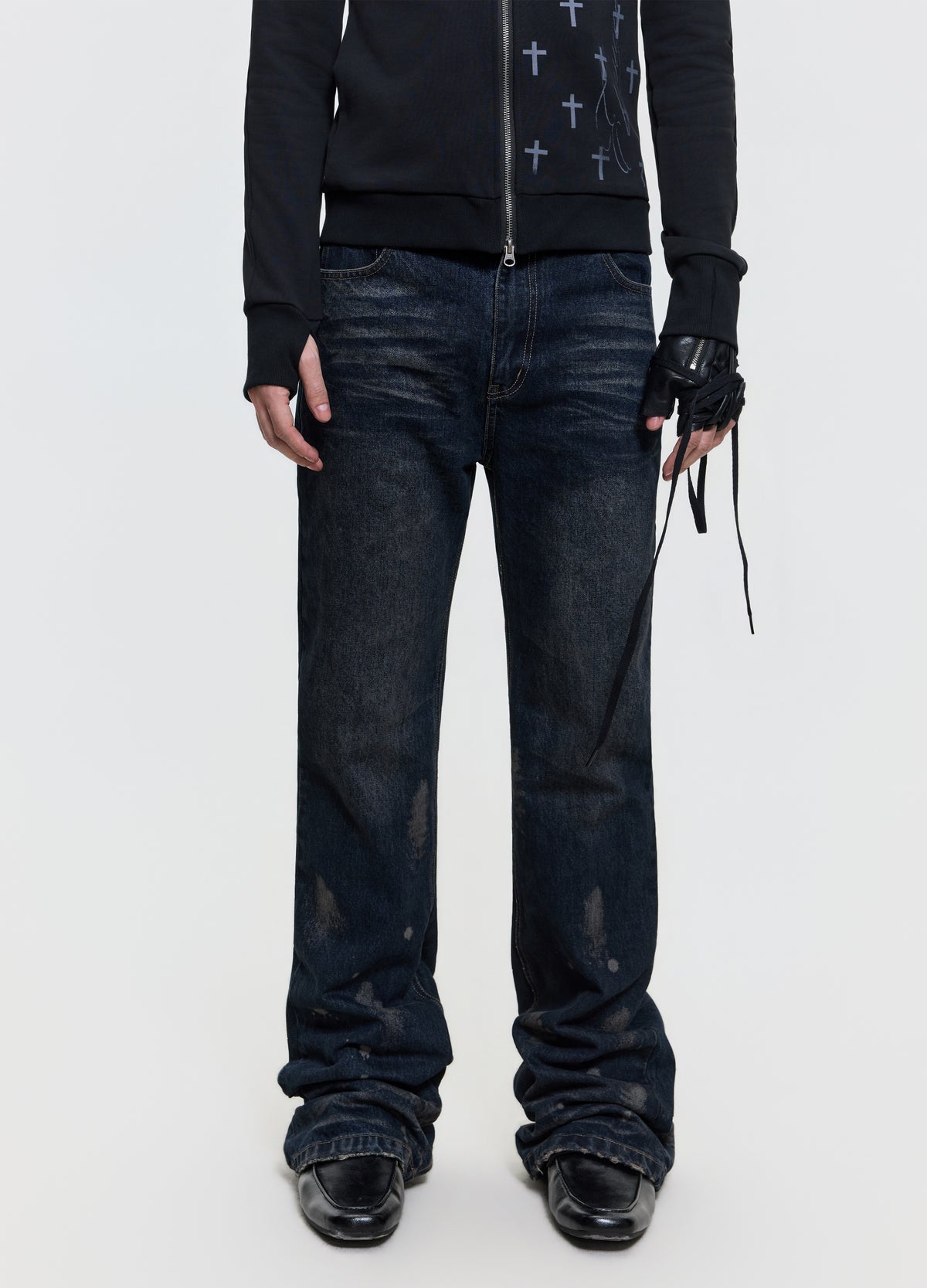 26FW INK WASH STACKED DENIM