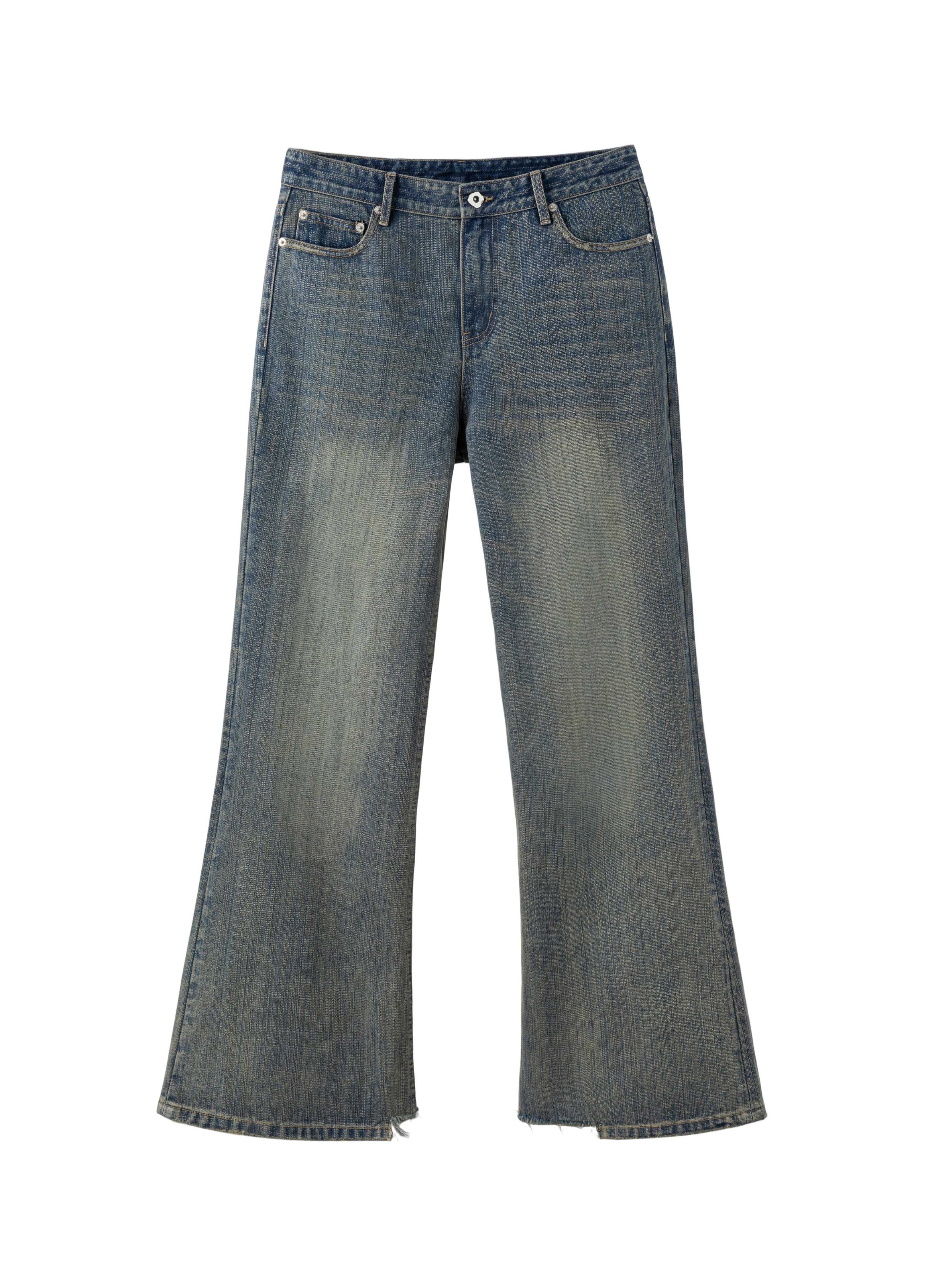 26SS OXIDIZED FLARE DENIM