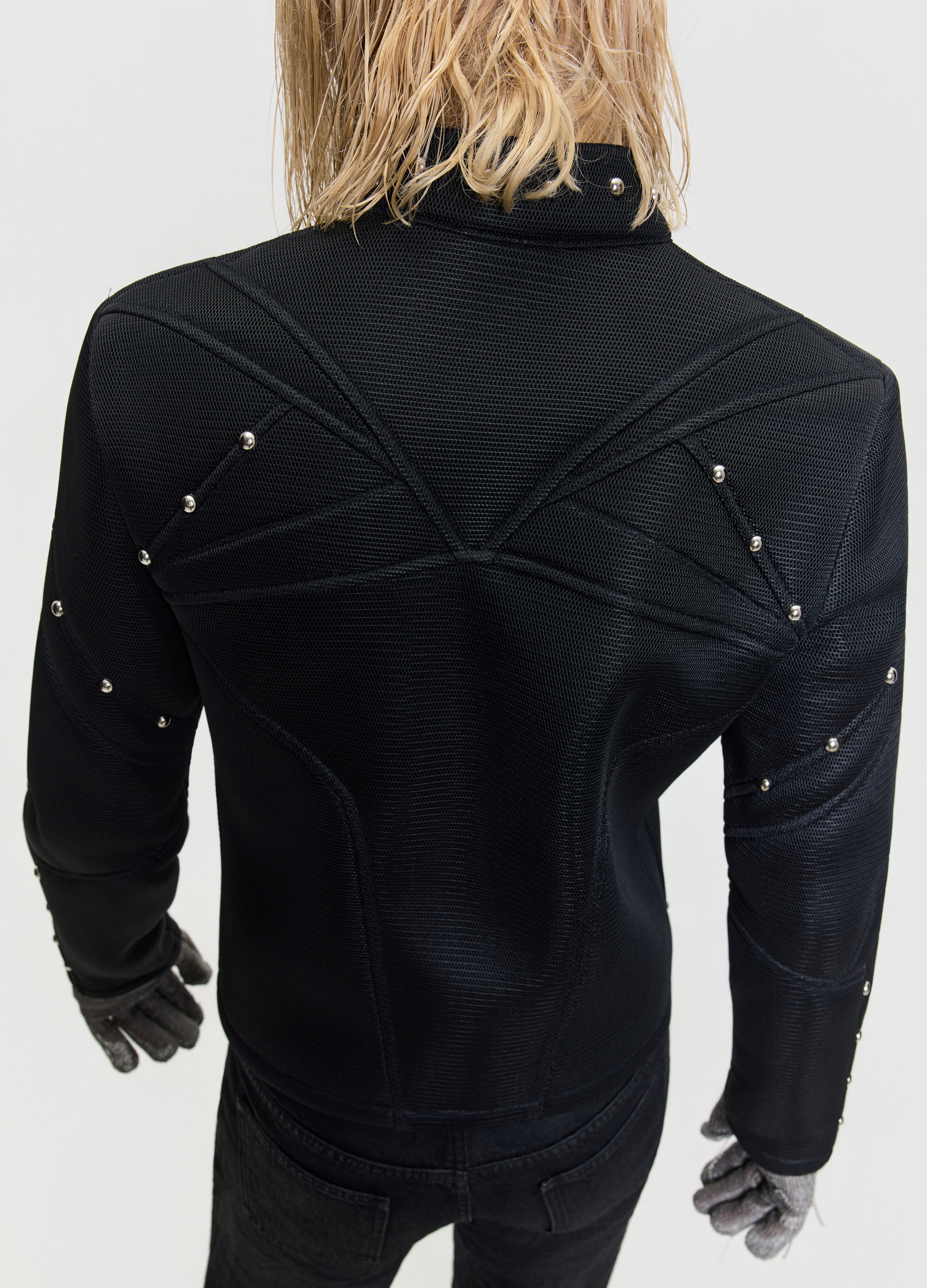 26FW MESH STUD JACKET
