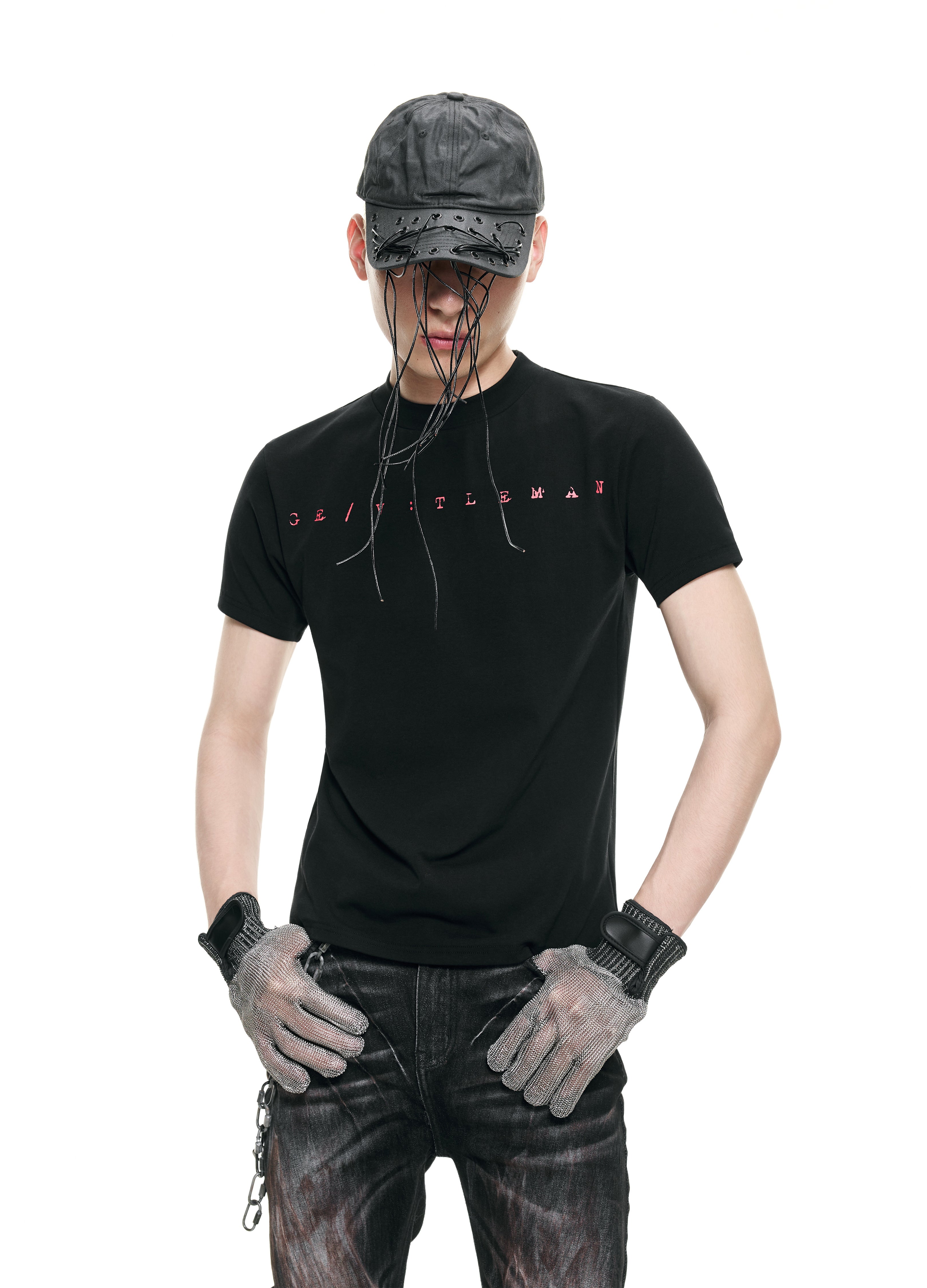 26SS GE FITTED LOGO TEE