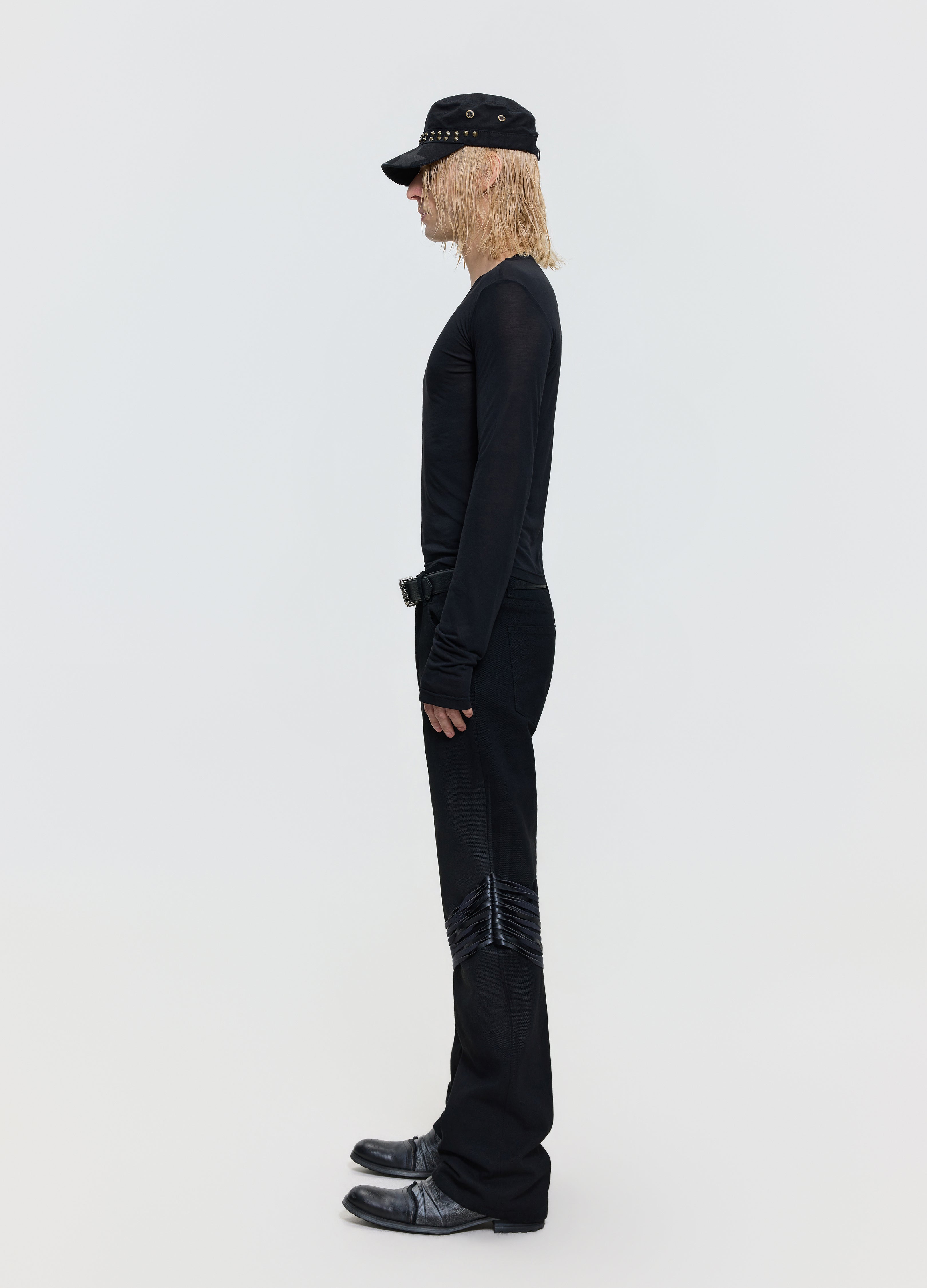 26FW SHEER V-NECK TEE