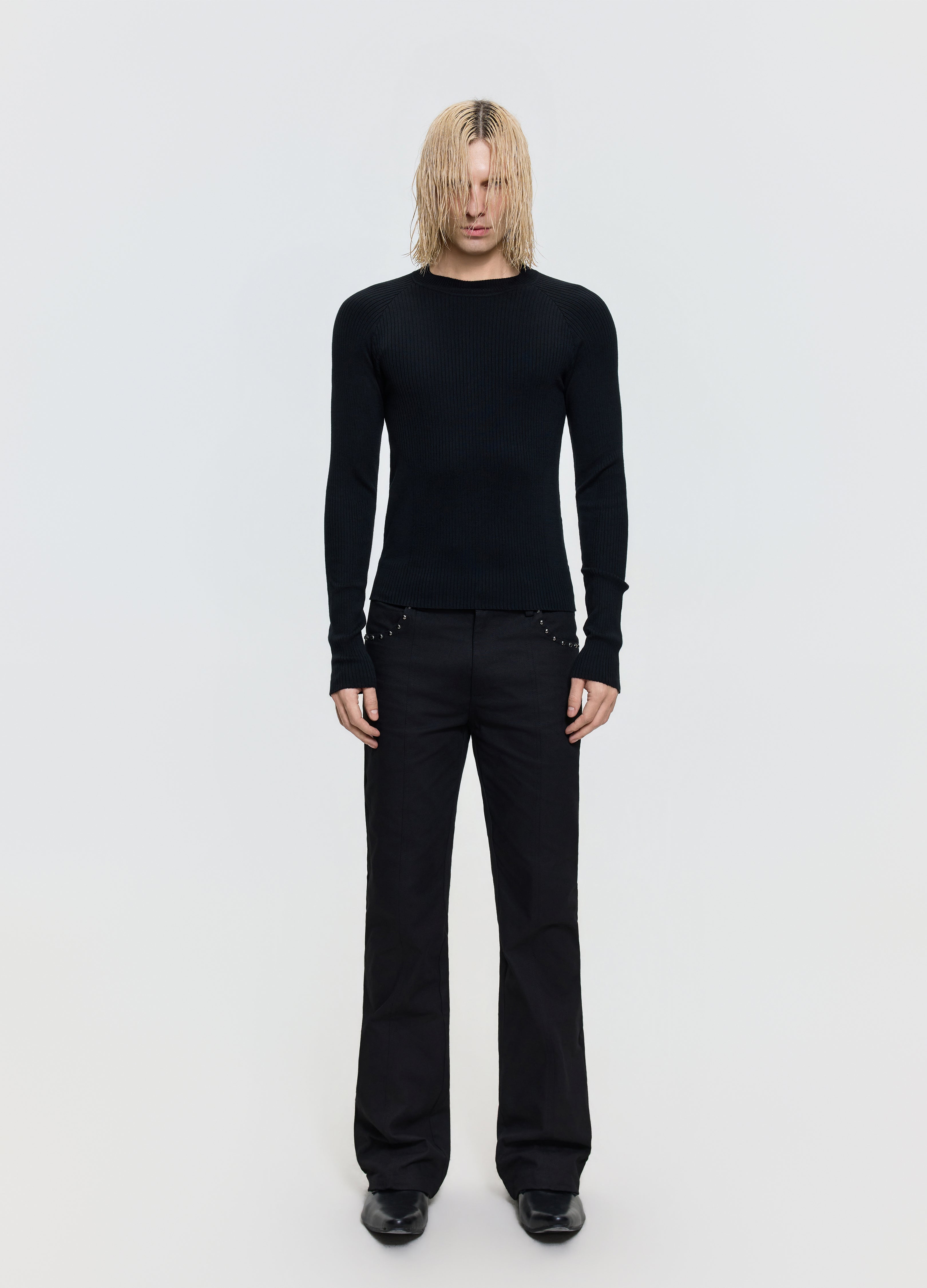 26FW RIBBED LONG SLEEVE TEE