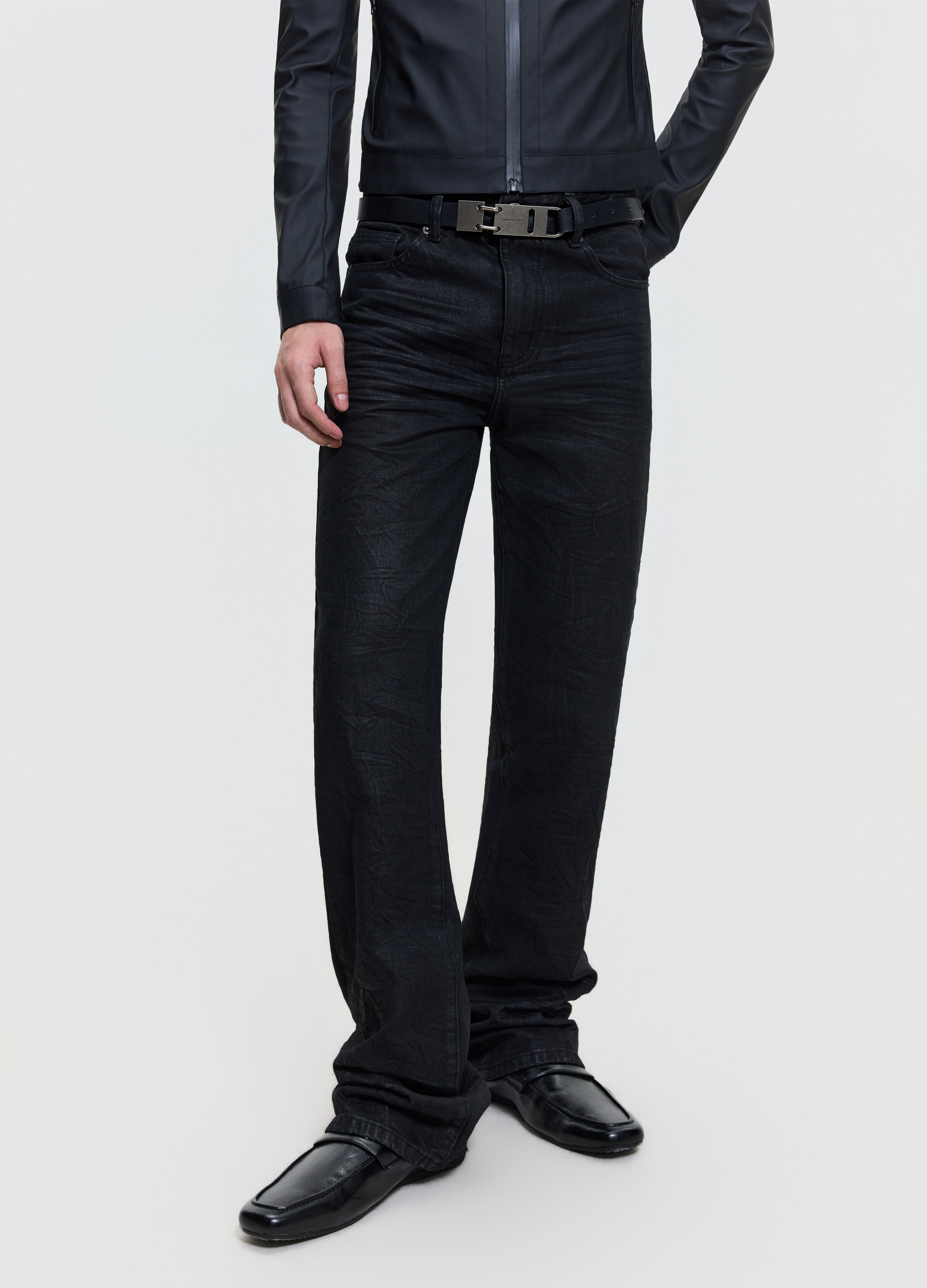 26FW 3D WHISKER WAXED DENIM