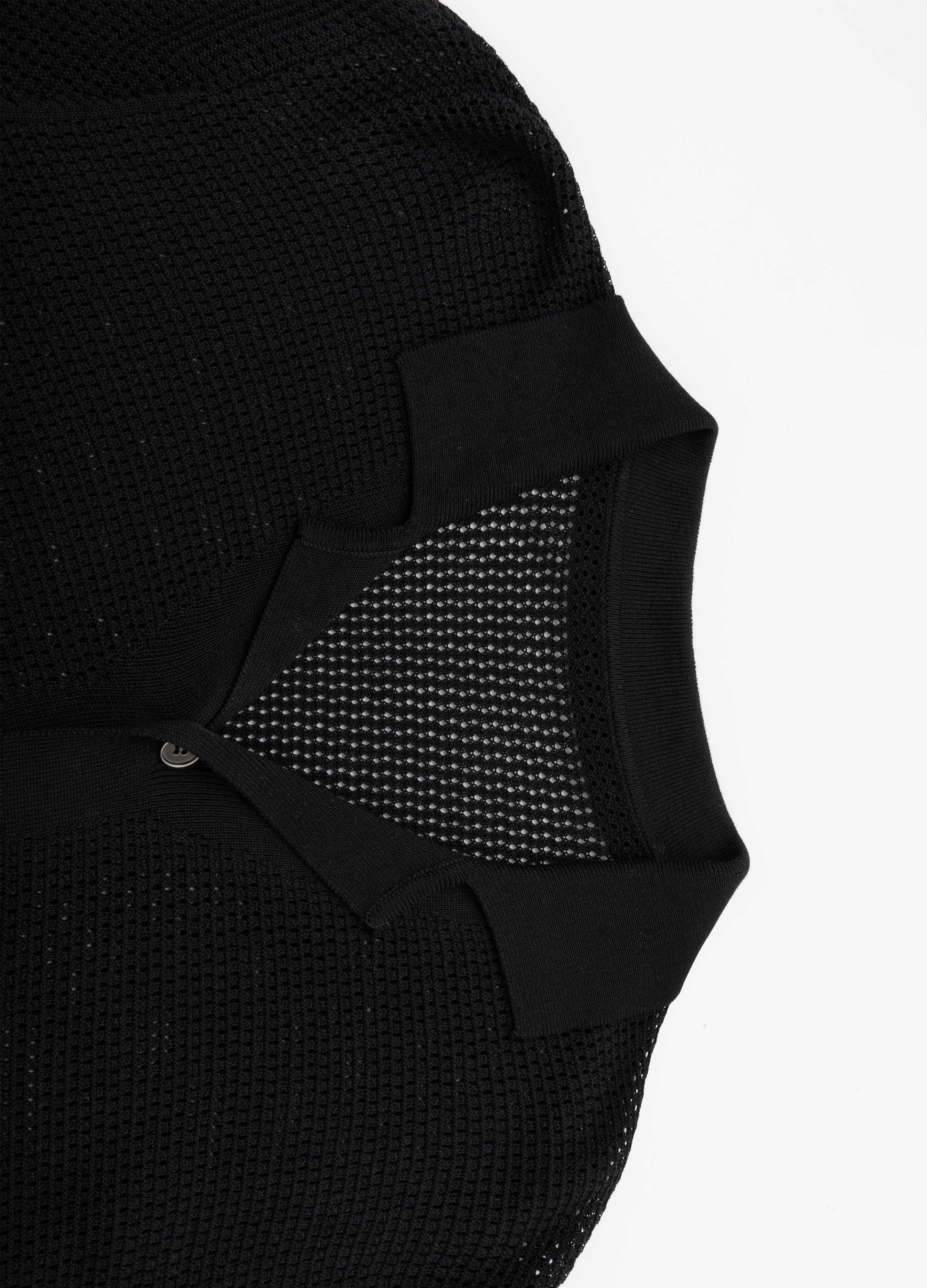 26SS MESH CUBA KNIT SHIRT