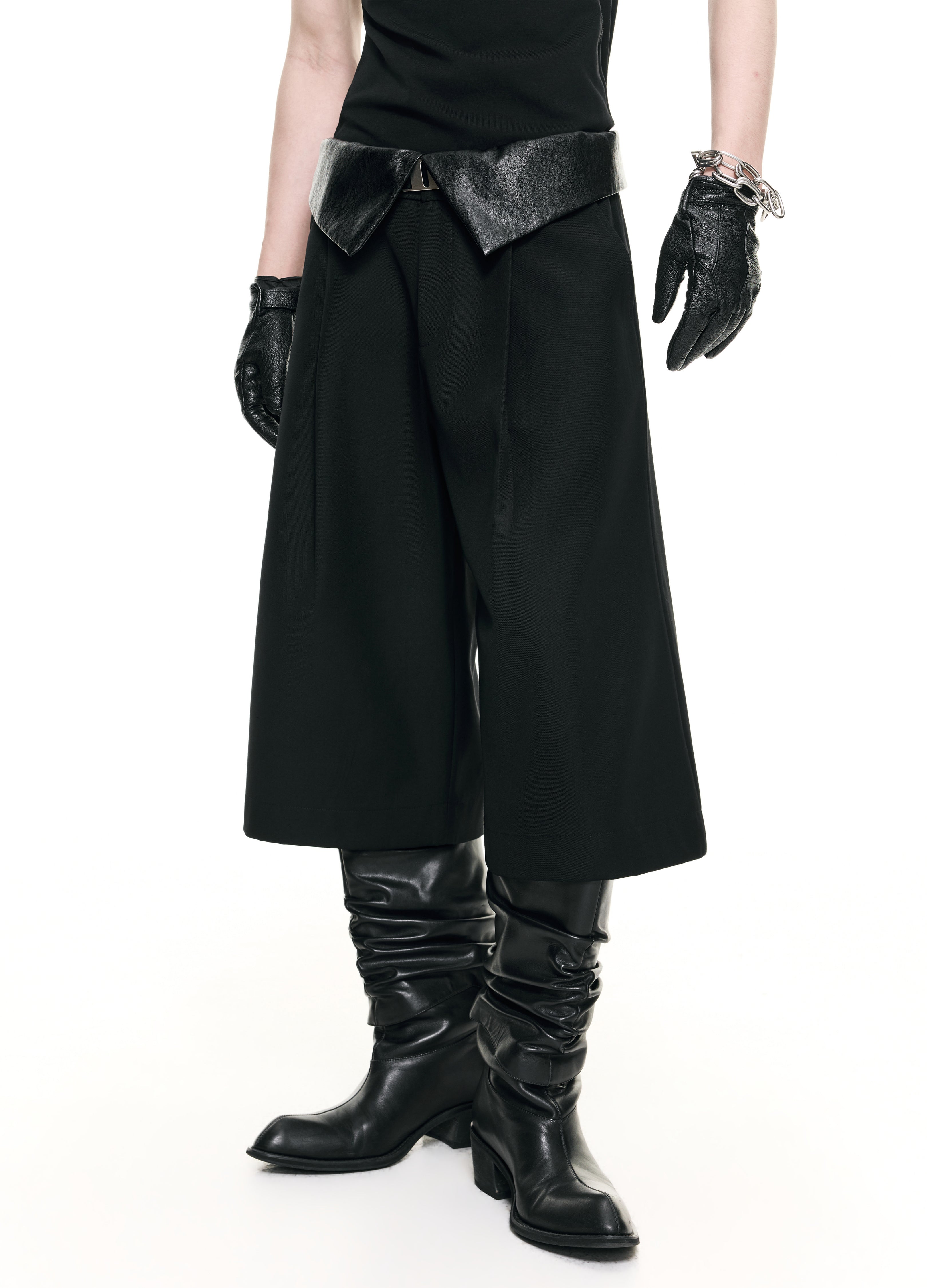 26SS KENDO LAYER CROP TROUSERS
