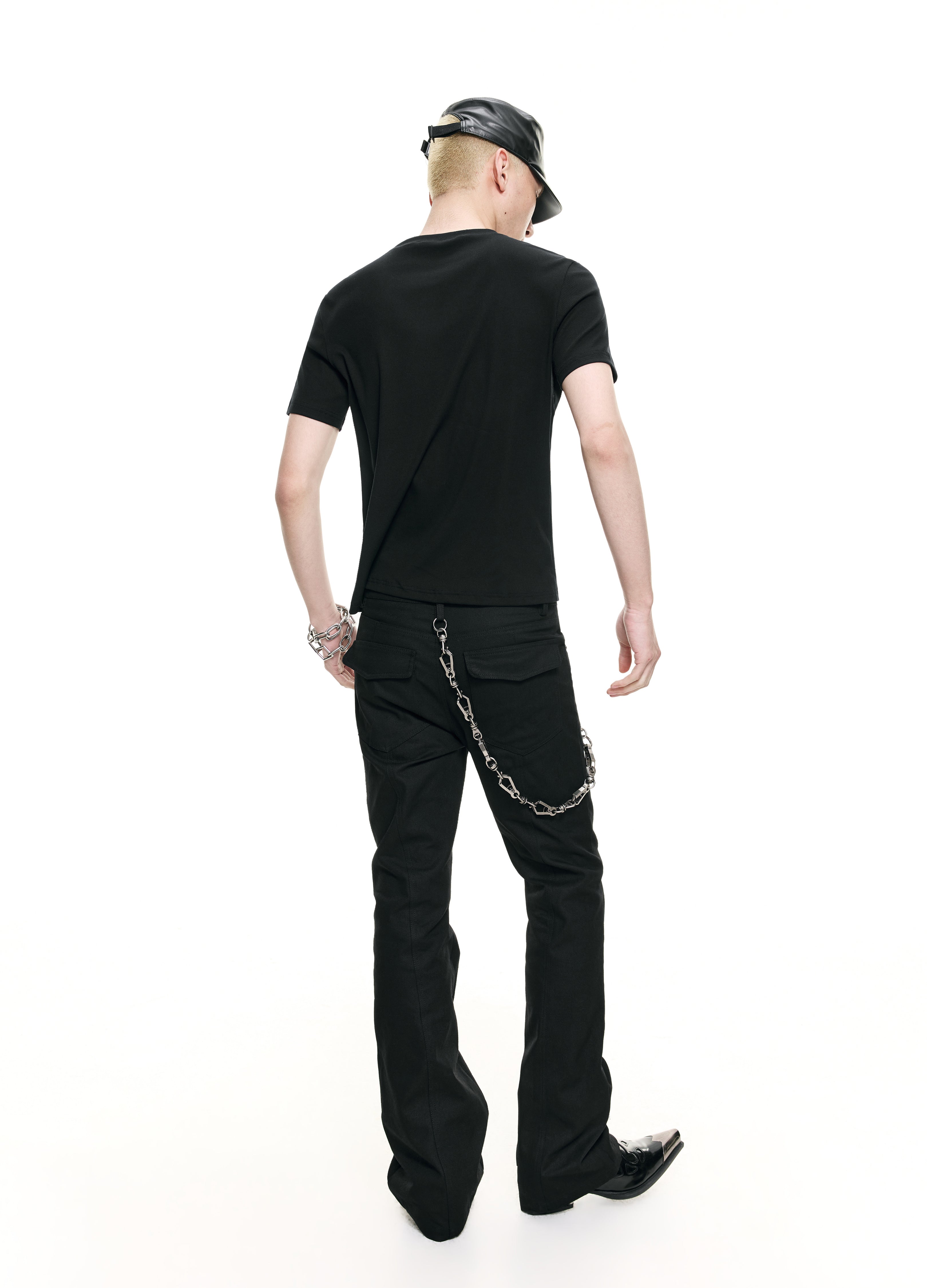 26SS HENLEY METAL FIT TEE