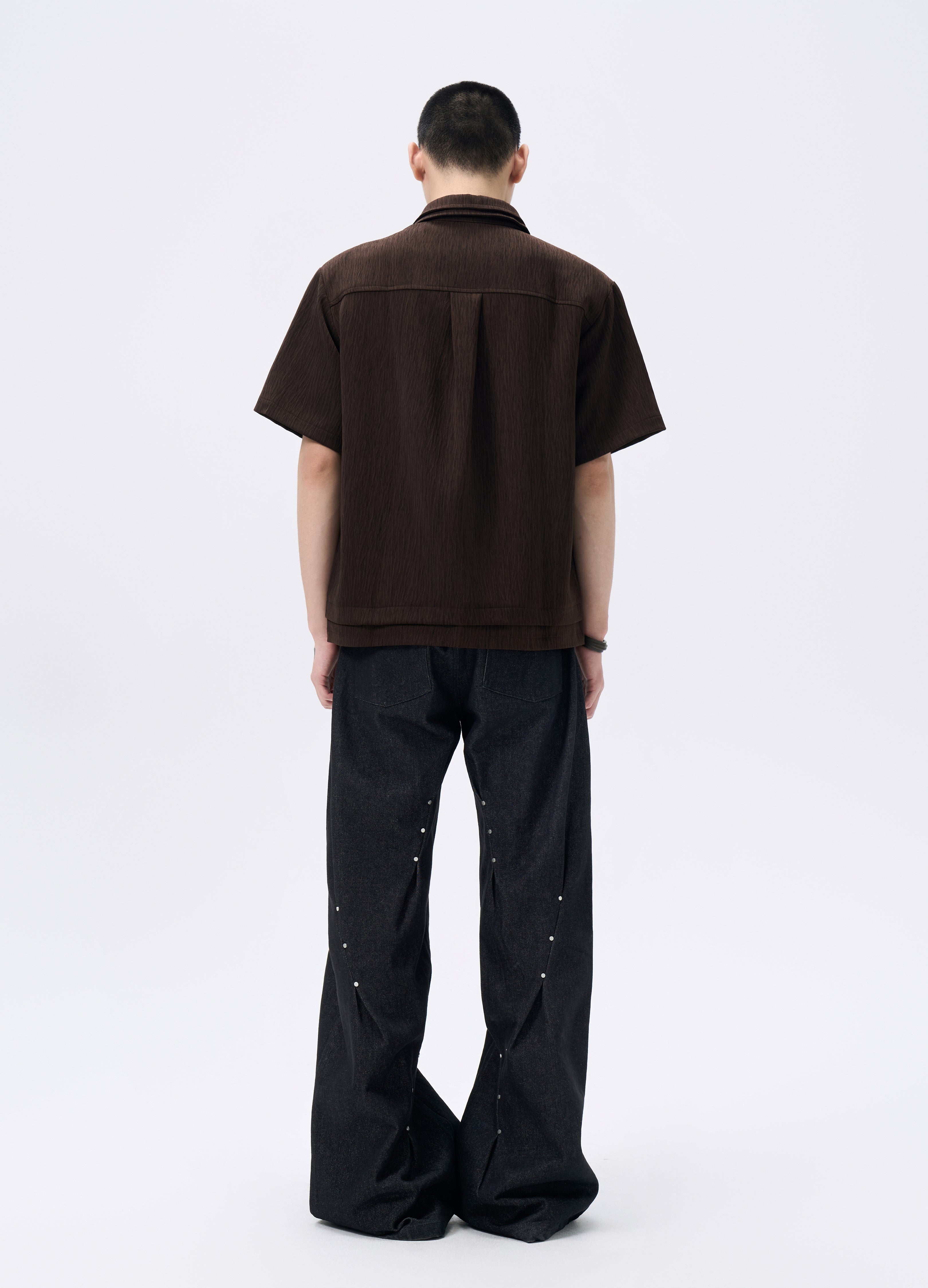 26SS DUAL COLLAR LAYER SHIRT