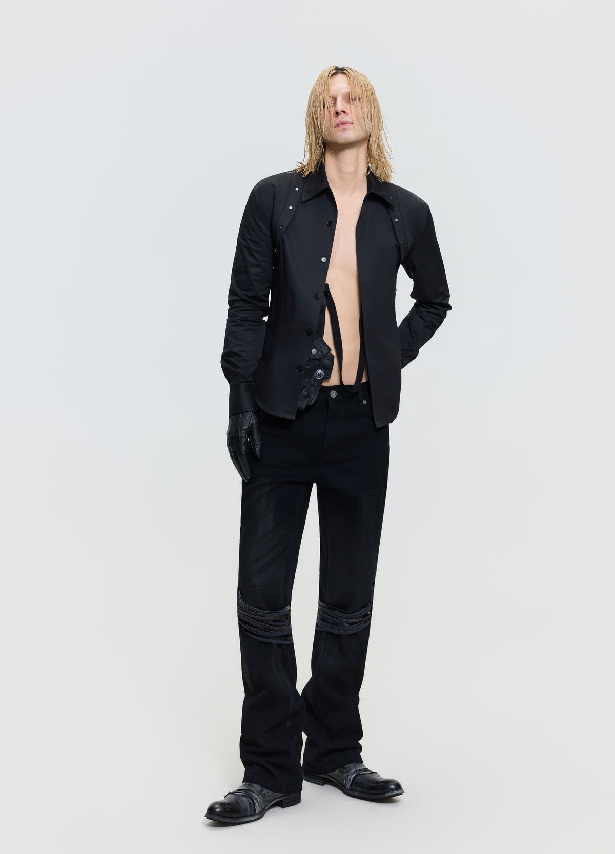 26FW HINGED PANEL SHIRT