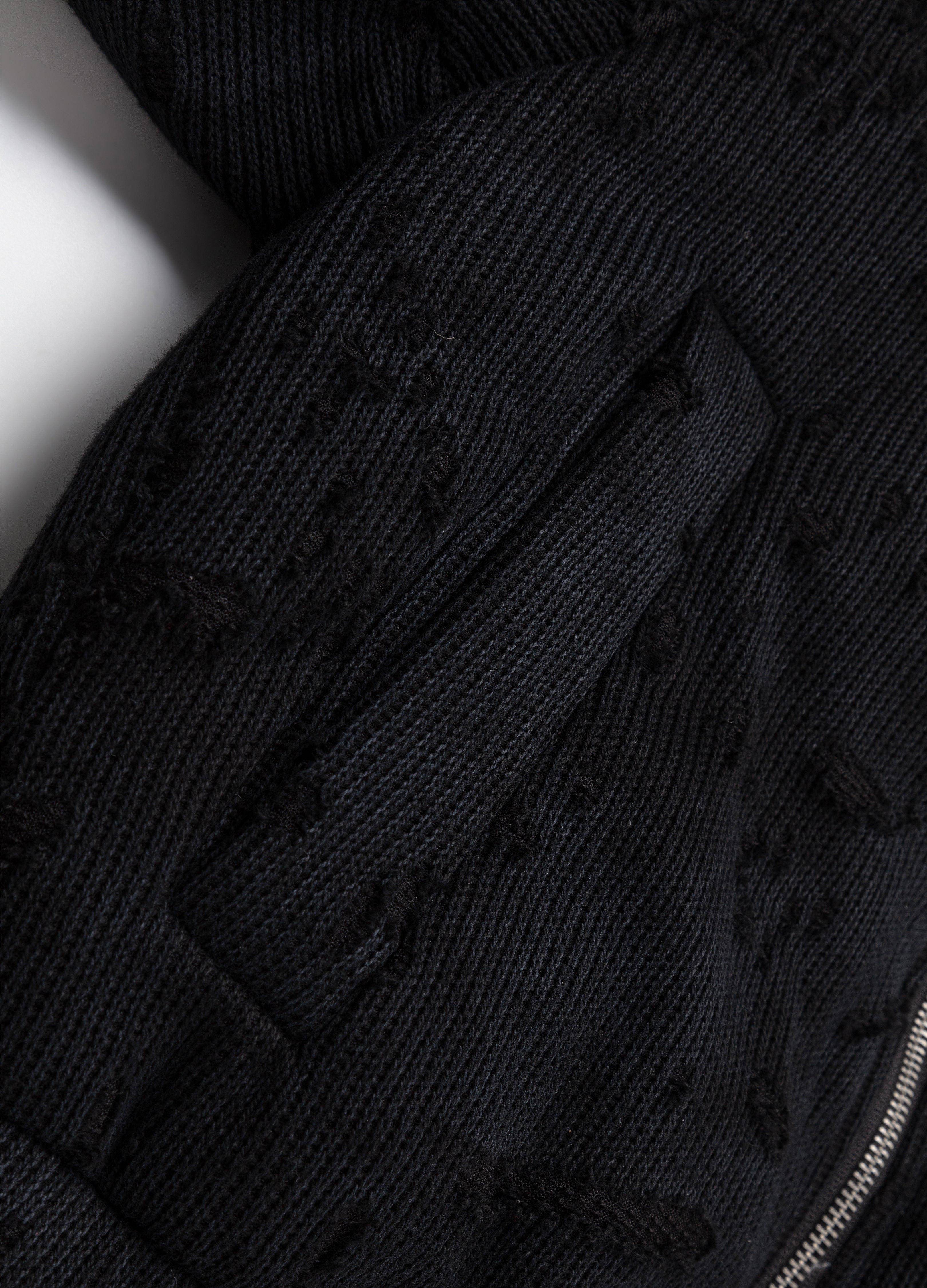 25FW DISTRESSED TEXTURE PUFFER