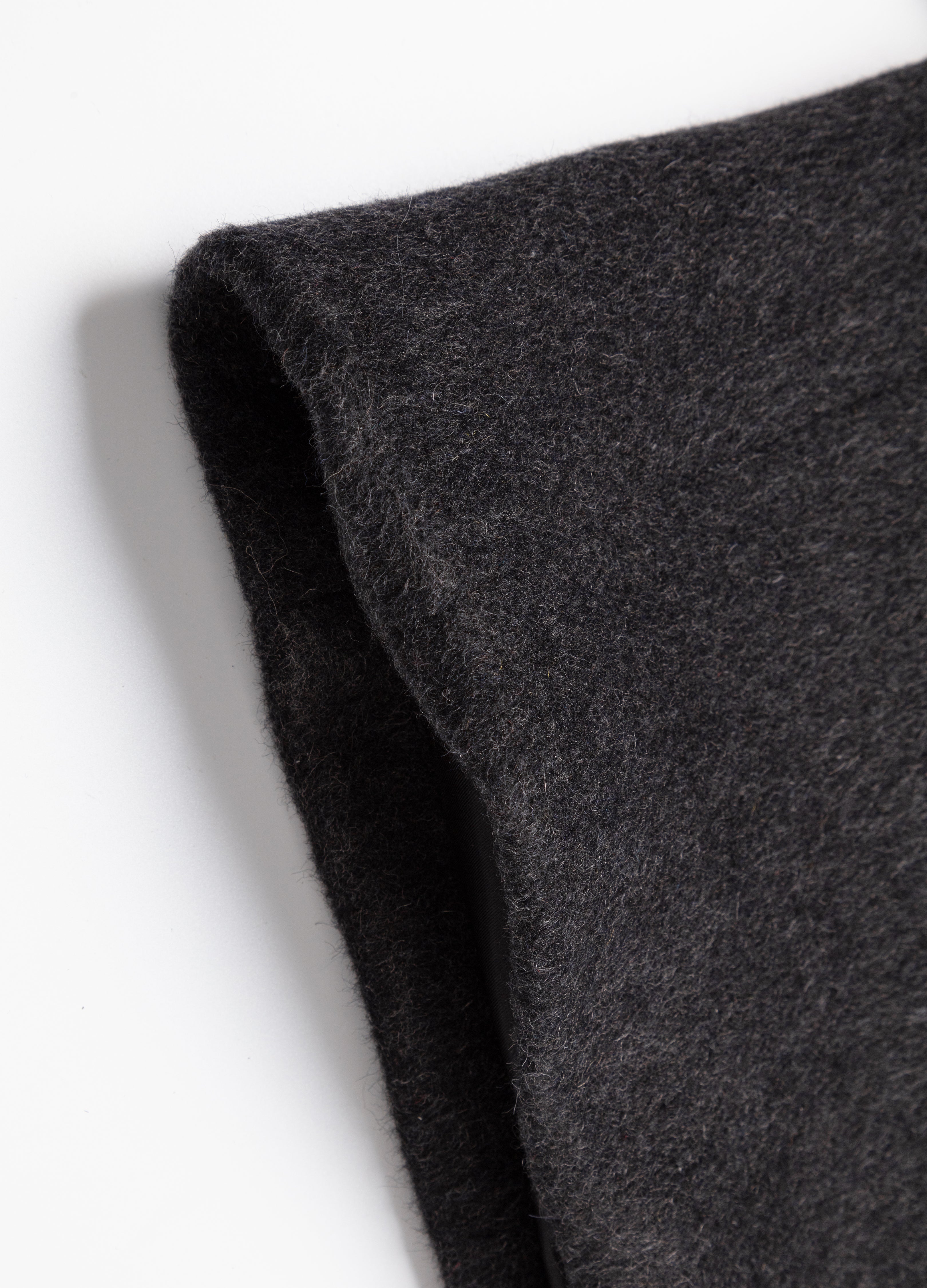 25FW BELTED DECONSTRUCT WOOL COAT